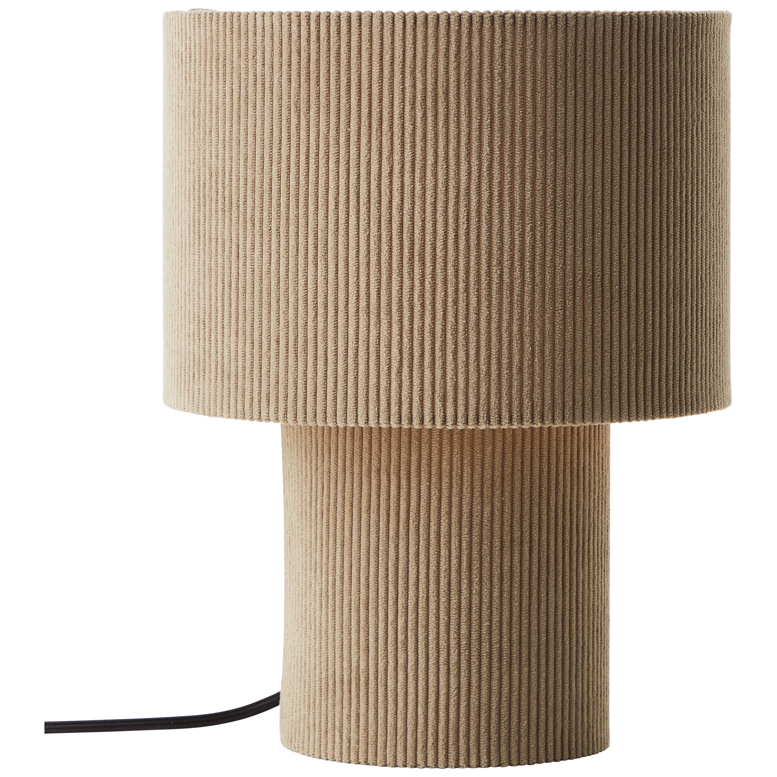 Brilliant Leuchten Tafellamp TONY met cord-lampenscherm, 30 x 23 cm, e27, textiel
