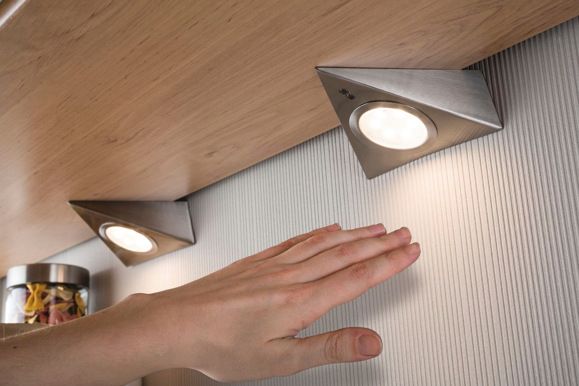 Paulmann Verlichting voor onderkast Meubel Opbouwlamp LED met nabijheidssensor incl. LED-module 3x2,8W (1 stuk)