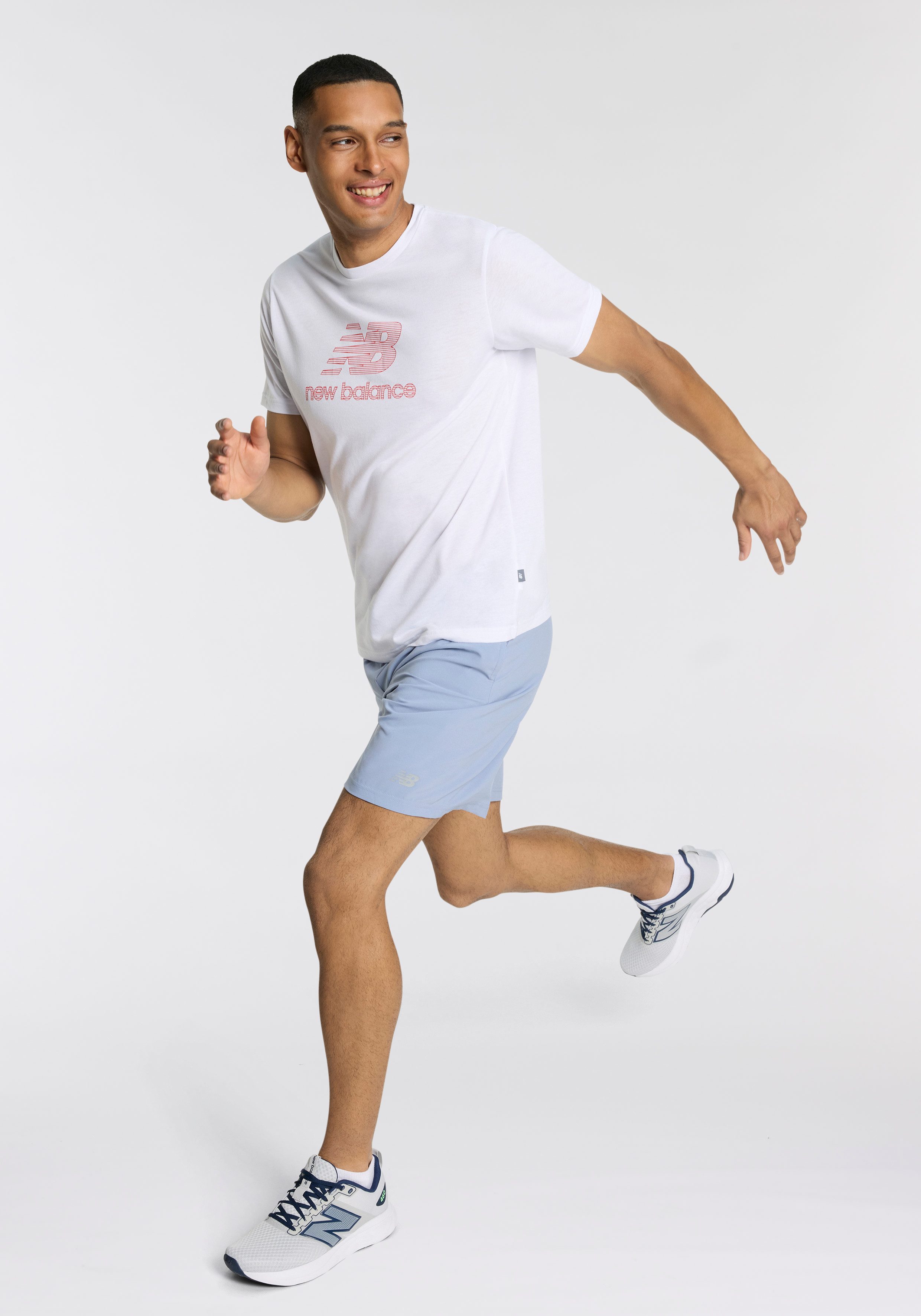 New Balance Runningshirt HEATHERTECH LOGO T-SHIRT