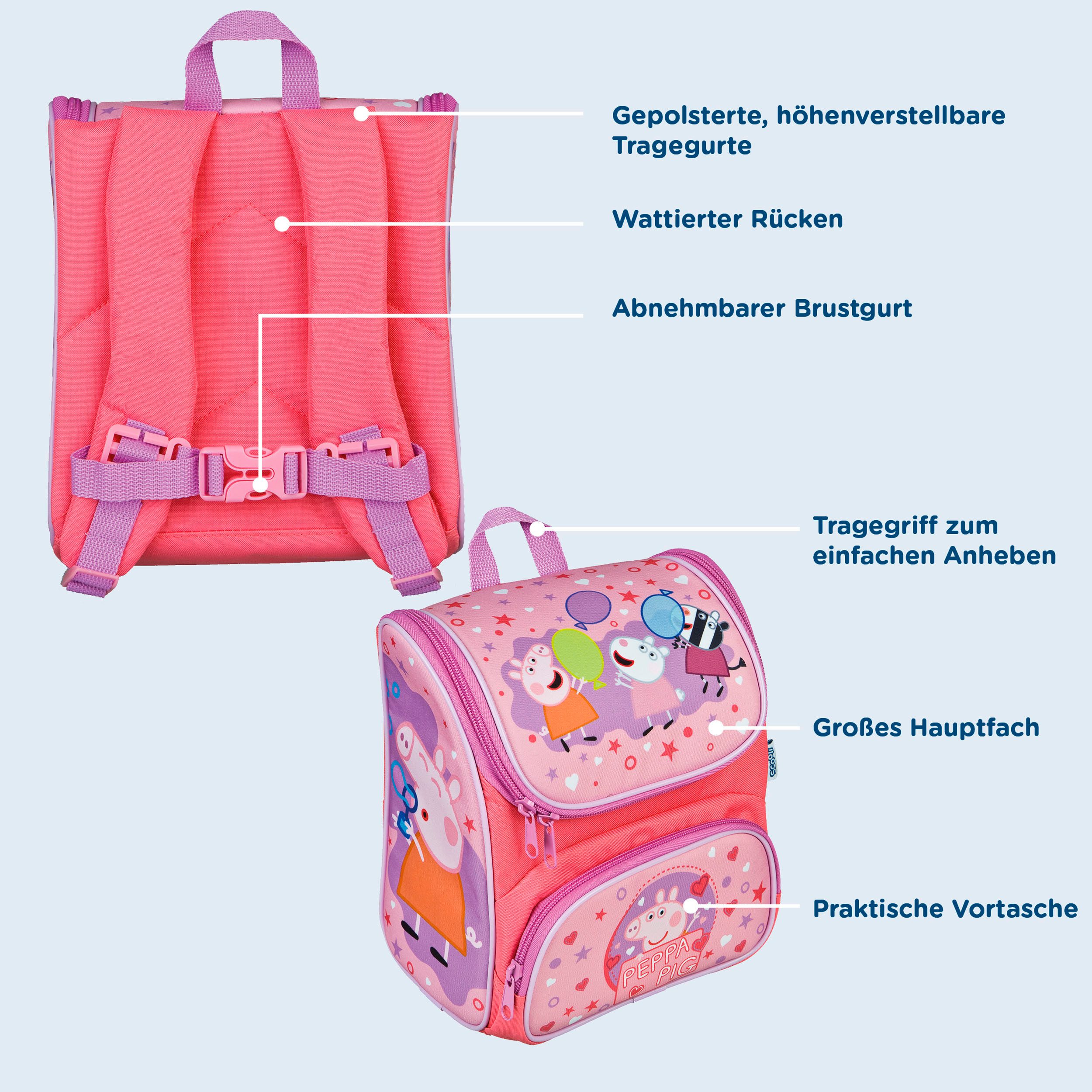Scooli Schooltas voor kleuters Cutie, Peppa Pig