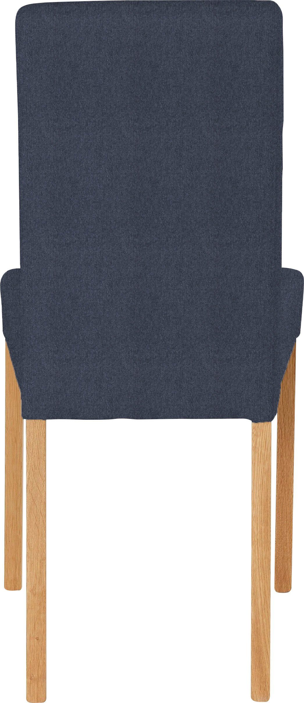Home affaire Stoel met 4 poten Bologna Frame van massief hout (set)