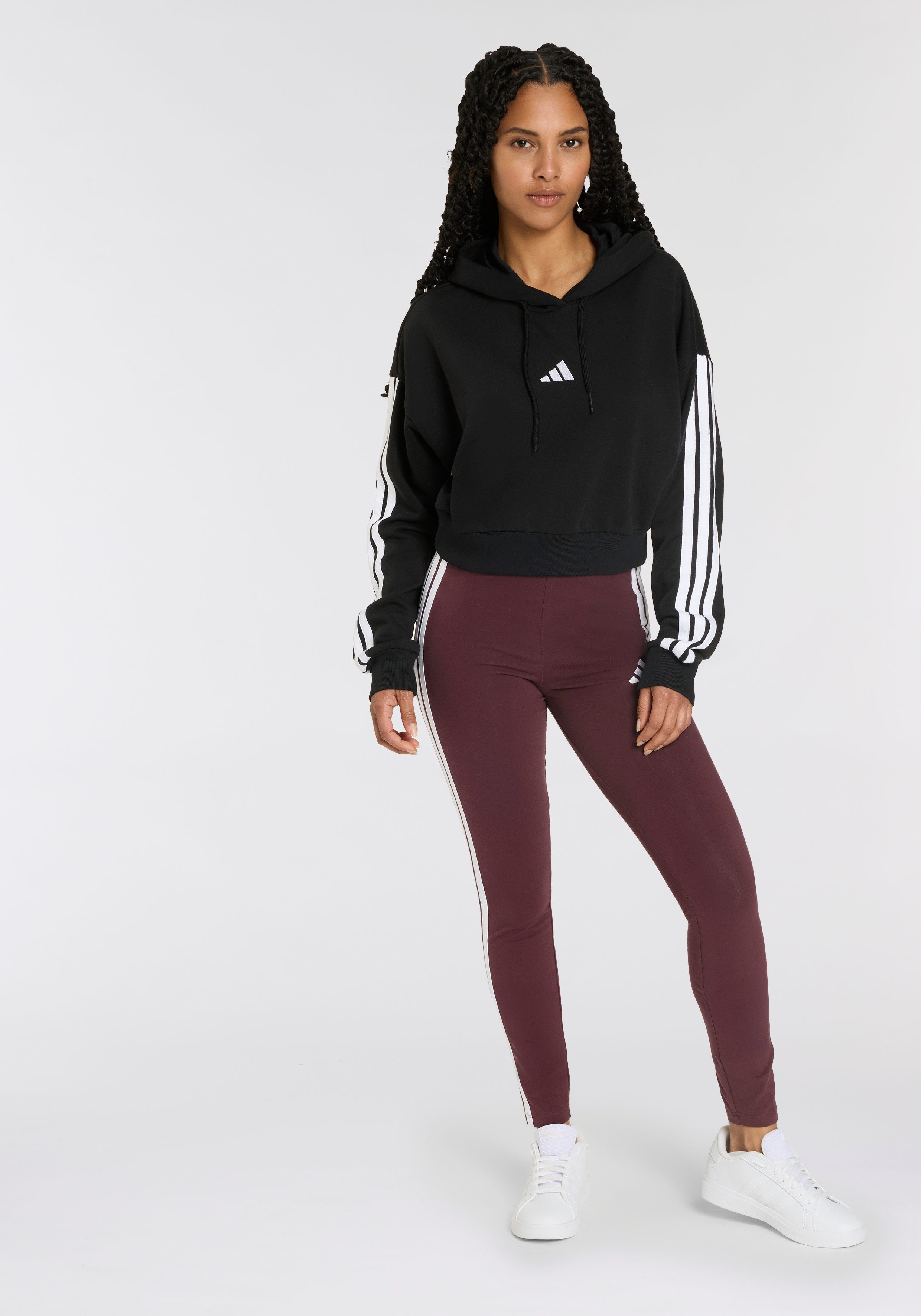 adidas Sportswear Hoodie W 3S FT CRO HD