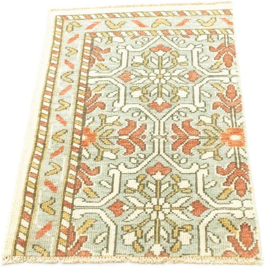 morgenland Wollen kleed Design-vloerkleed met de hand geknoopt beige handgeknoopt