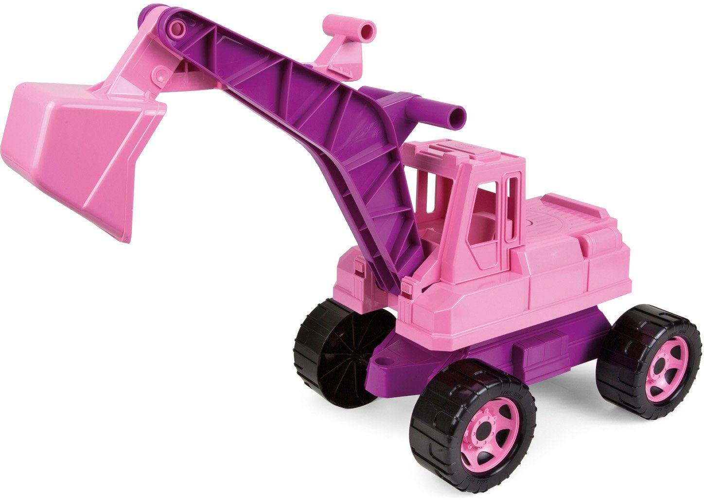 Lena® Speelgoed-zitgraafmachine Giga Trucks, roze