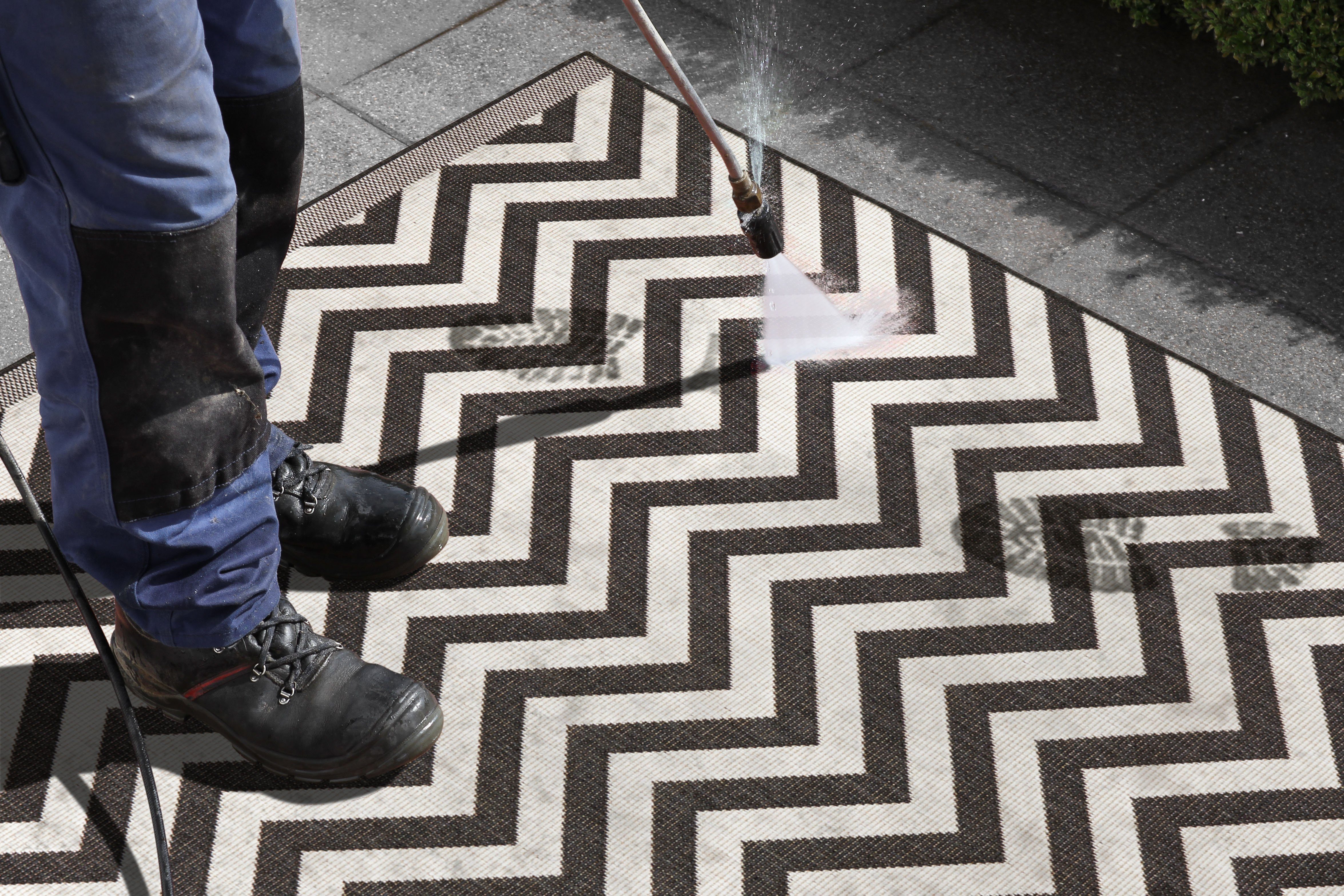NORTHRUGS Vloerkleed Palma tweezijdig te gebruiken kleed Binnen- en buitengebruik, weerbestendig, balkon, loper, woonkamer, waterbestendig