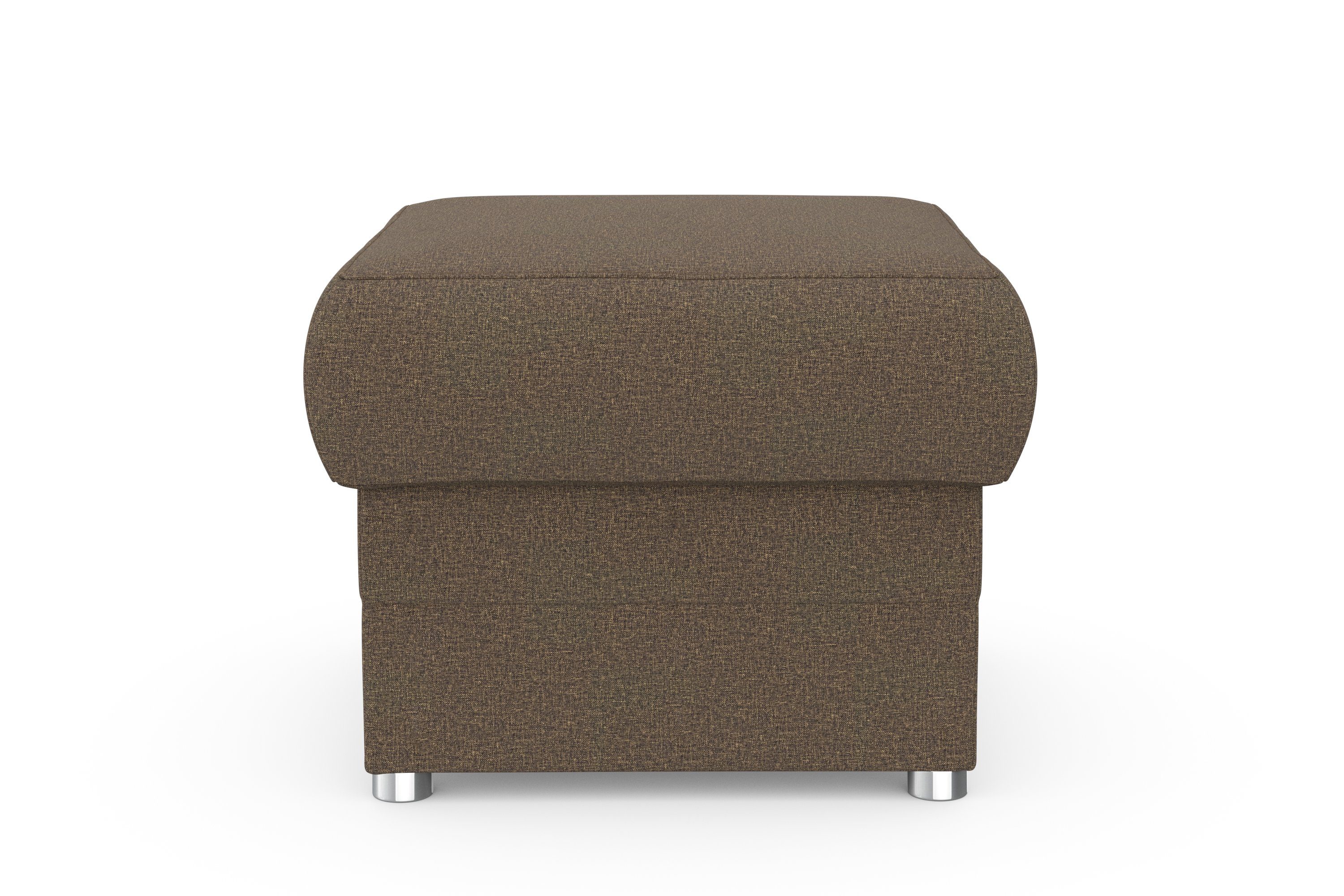 DOMO collection Hocker Pina, compact en comfortabel Bijpassende voetenbank/poef bij de serie