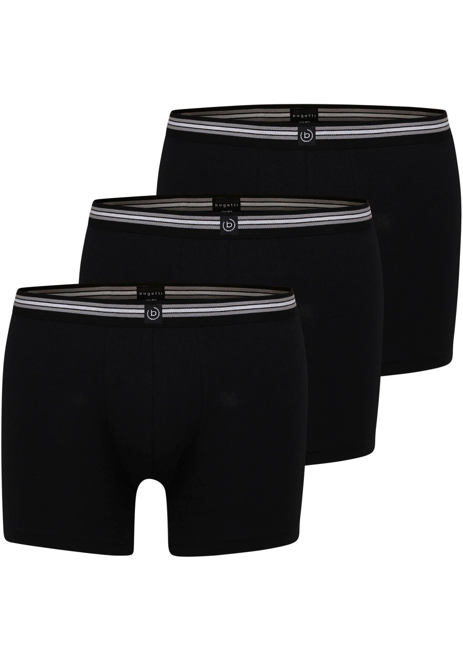 NU 20% KORTING: Bugatti Boxershort Praag (set, 3 stuks)