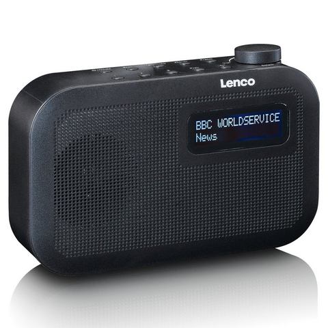 Draagbare Dab+-fm Radio Met Bluetooth® Lenco Pdr-016bk Zwart