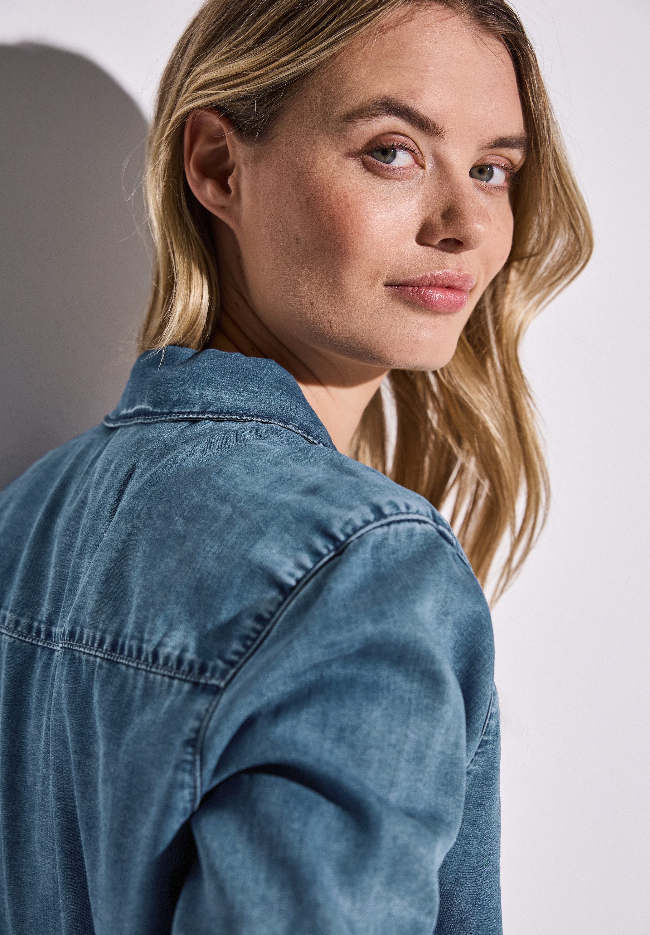 STREET ONE Jeans blouse met studs