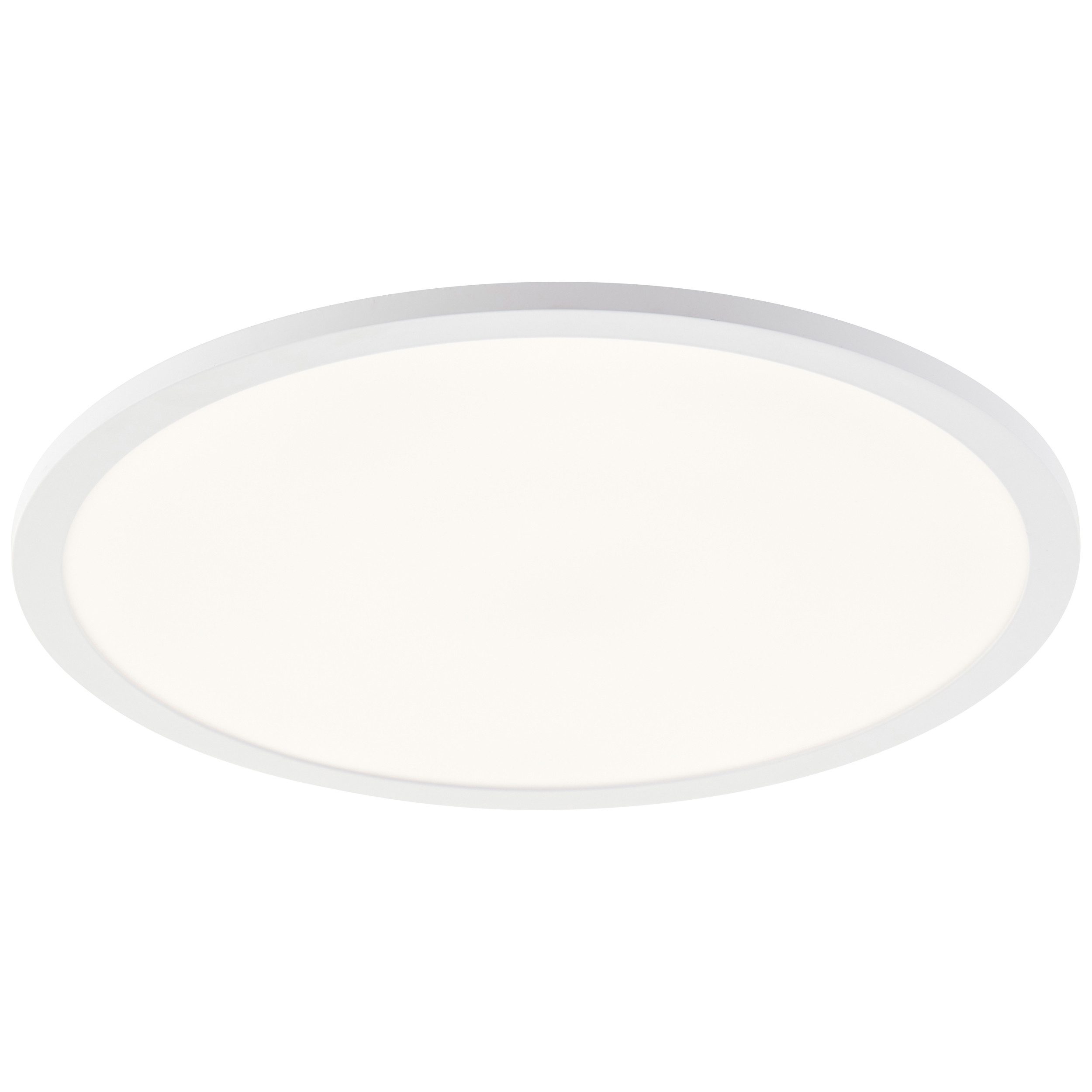 Brilliant Leuchten Led-plafondlamp Briston Ø 42 cm, 1800 lm, 3000-6500 K, dimbaar, afstandsbediening, aluminium, wit
