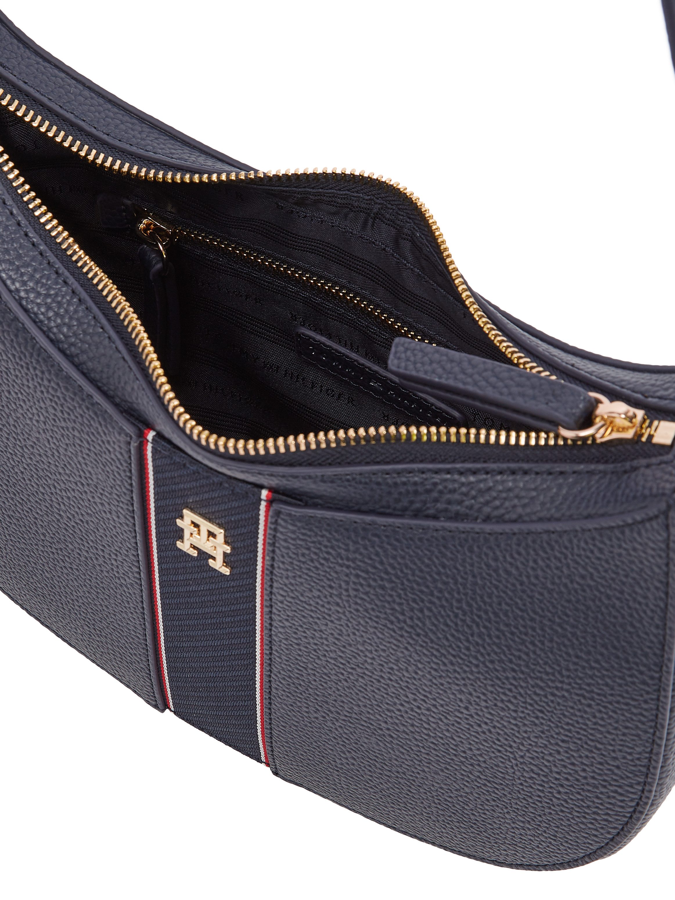 Tommy Hilfiger Hobo-tas TH LEGACY SHOULDER BAG , dames avondtas, handtas, schoudertas met th-logo