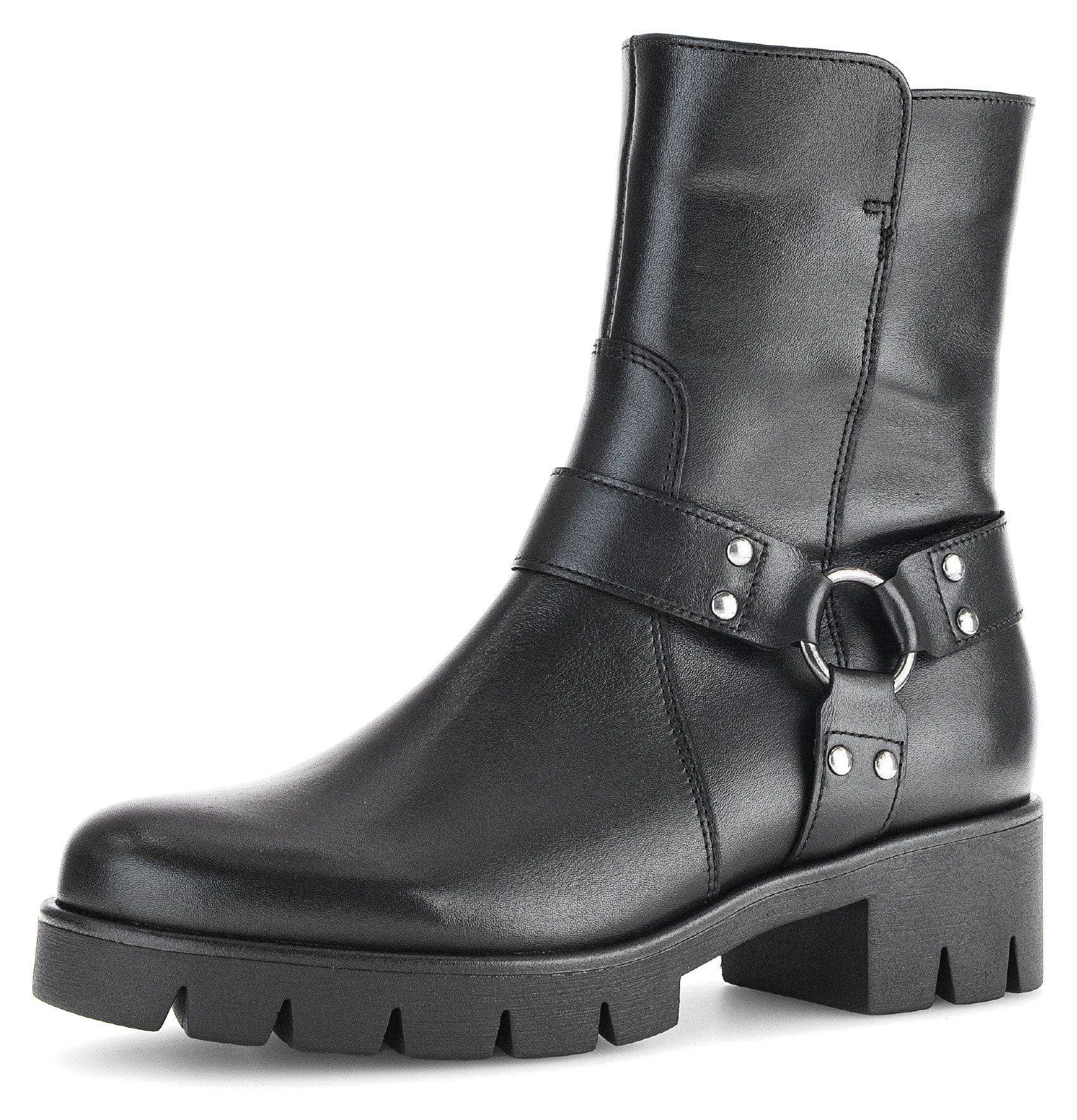 Gabor Bikerboots blokhak, enkellaars, laarzen met best fitting-uitrusting