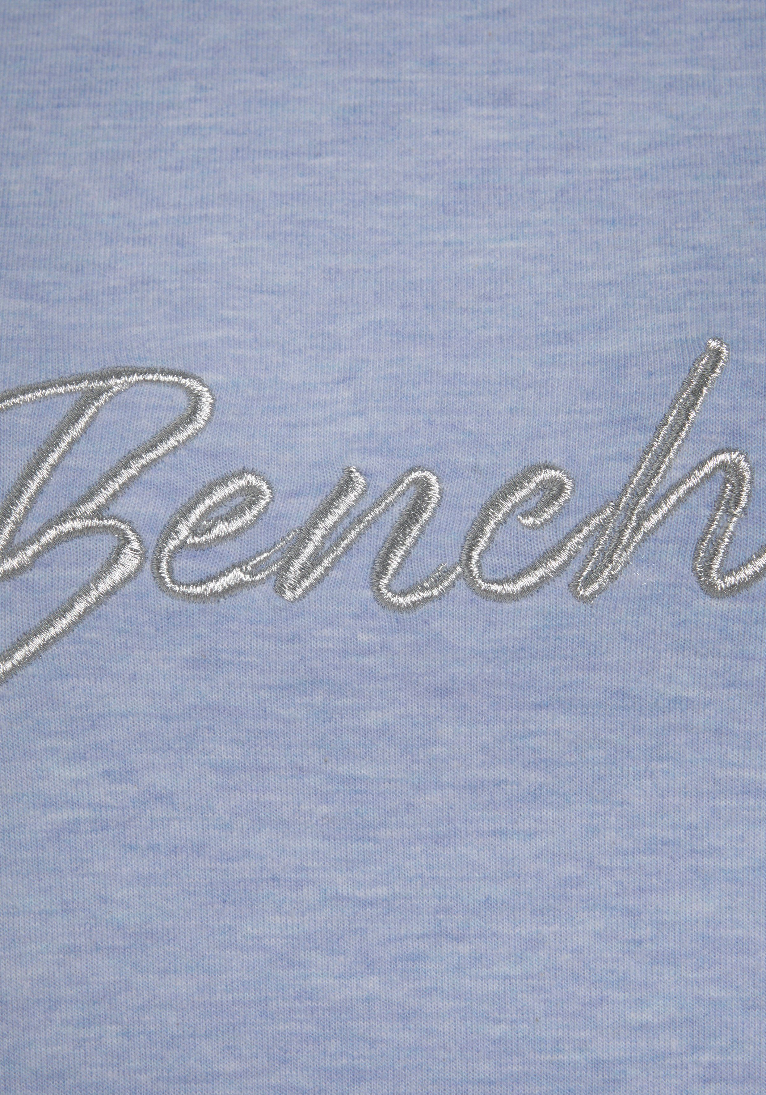 Bench. Loungewear Sweatshirt Loungeshirt met glanzende logo-borduurwerk, loungewear