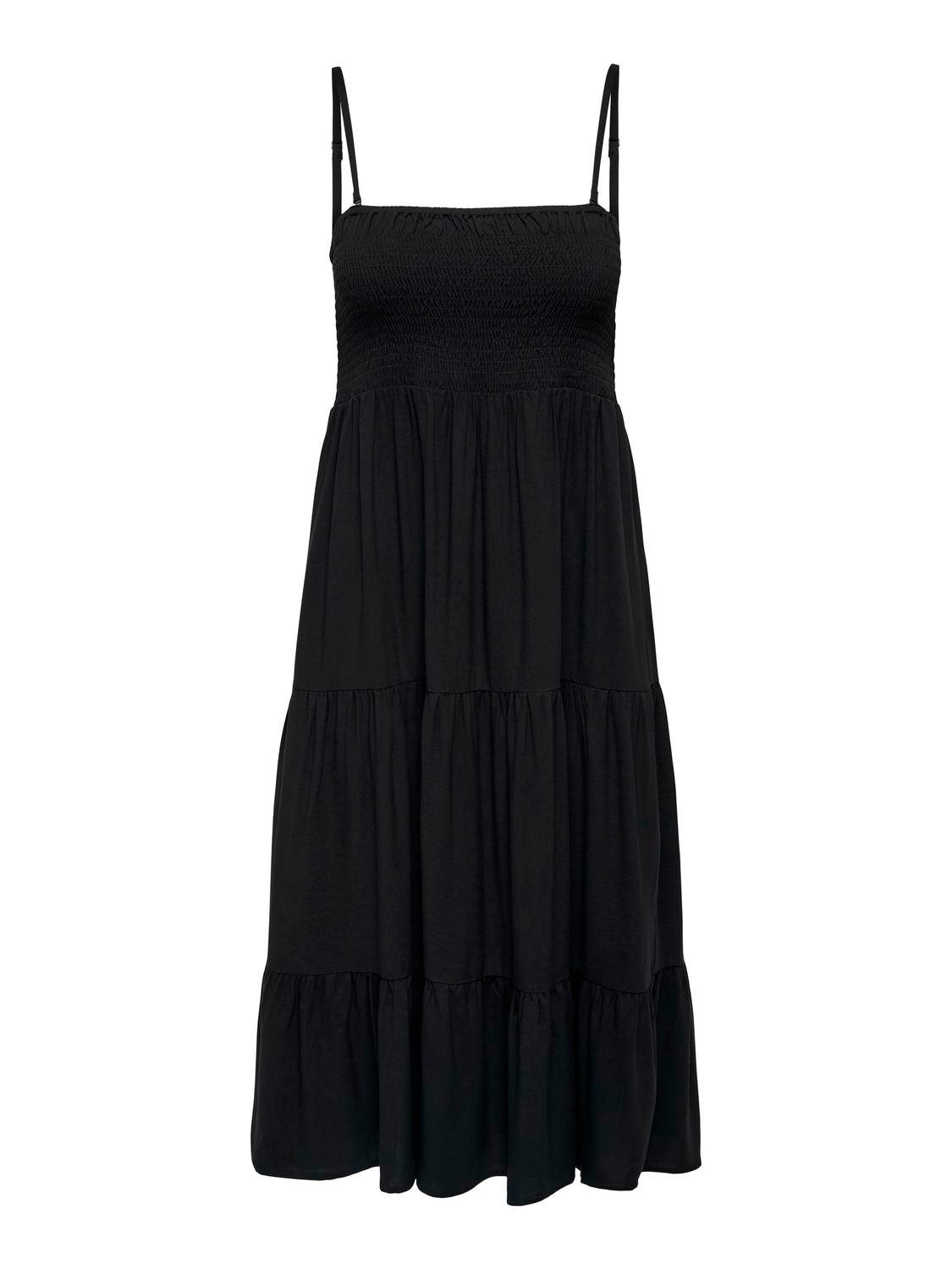 Only Midi-jurk ONLZELINA SMOCK 3IN1 DRESS SKIRT PTM