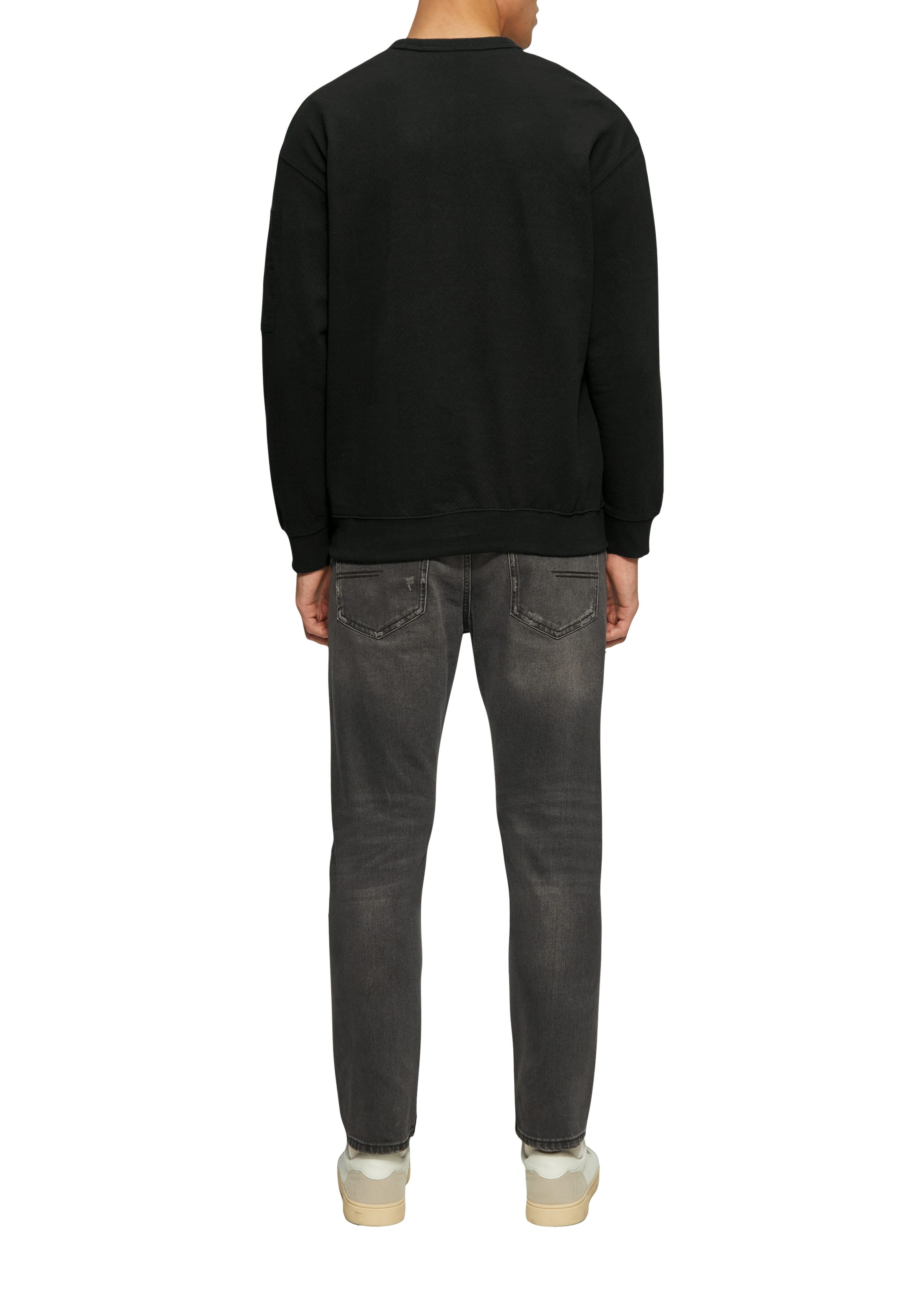s.Oliver Sweatshirt met geborduurd logo