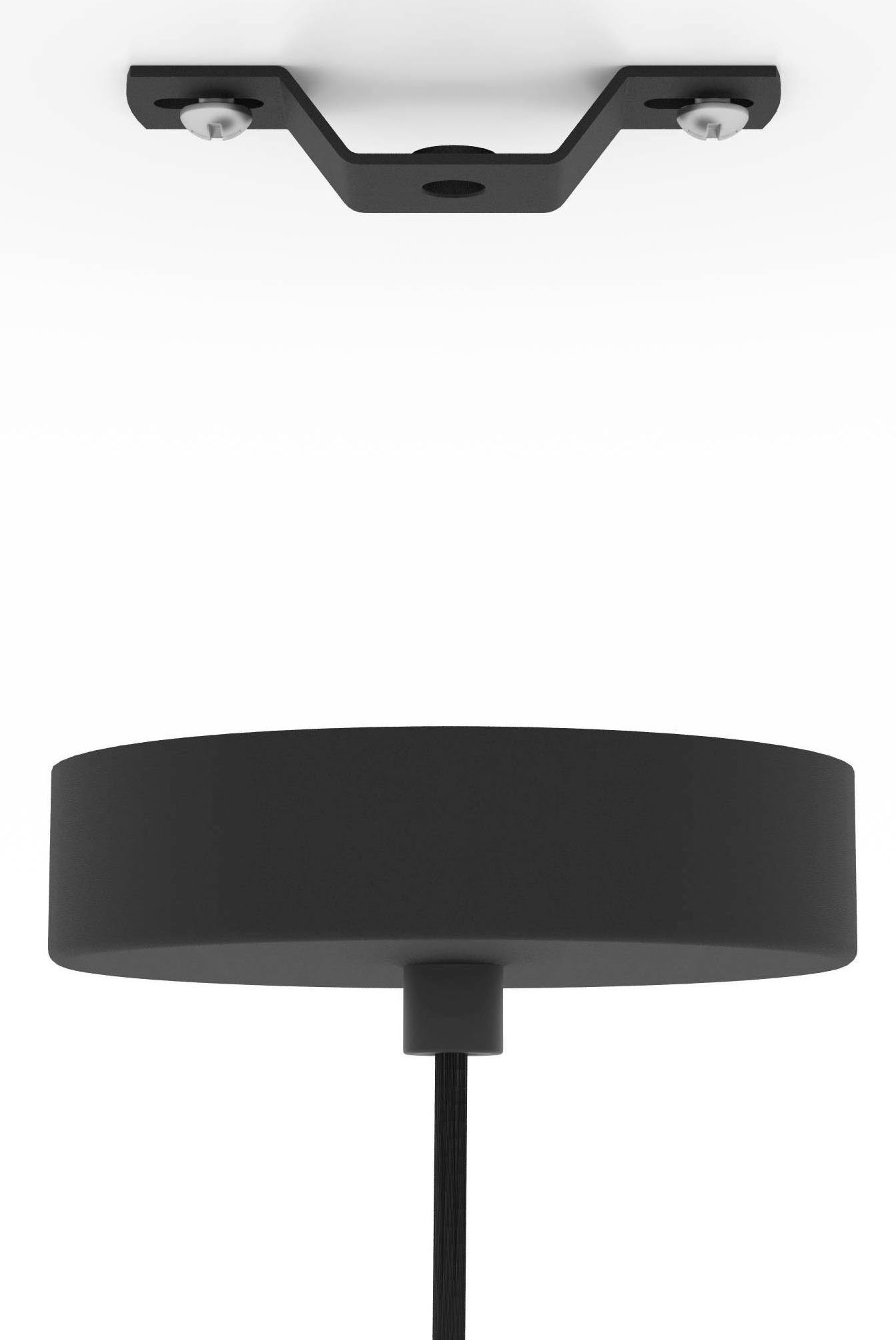EGLO Hanglamp VENEZUELA hanglamp, eettafellamp, metaal, zwart, goud, E27 (1 stuk)