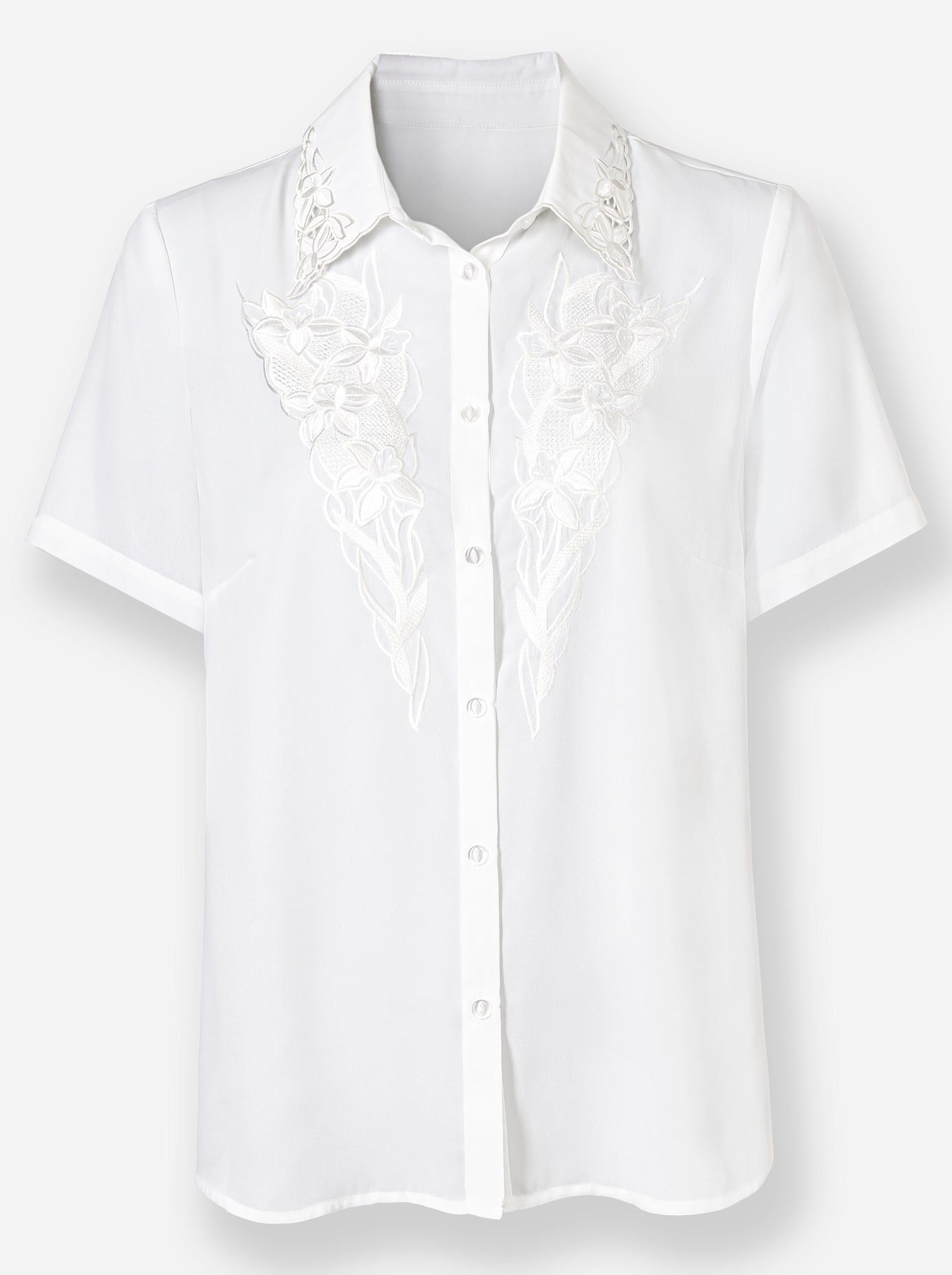 Classic Blouse met korte mouwen