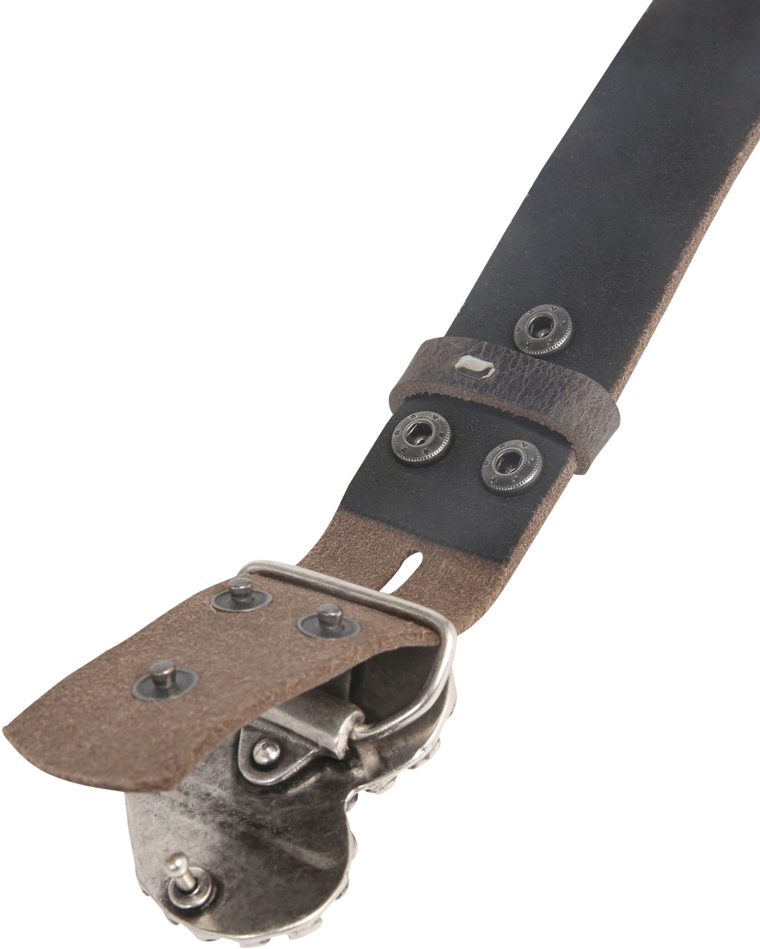 RETTUNGSRING by showroom 019° Leren riem