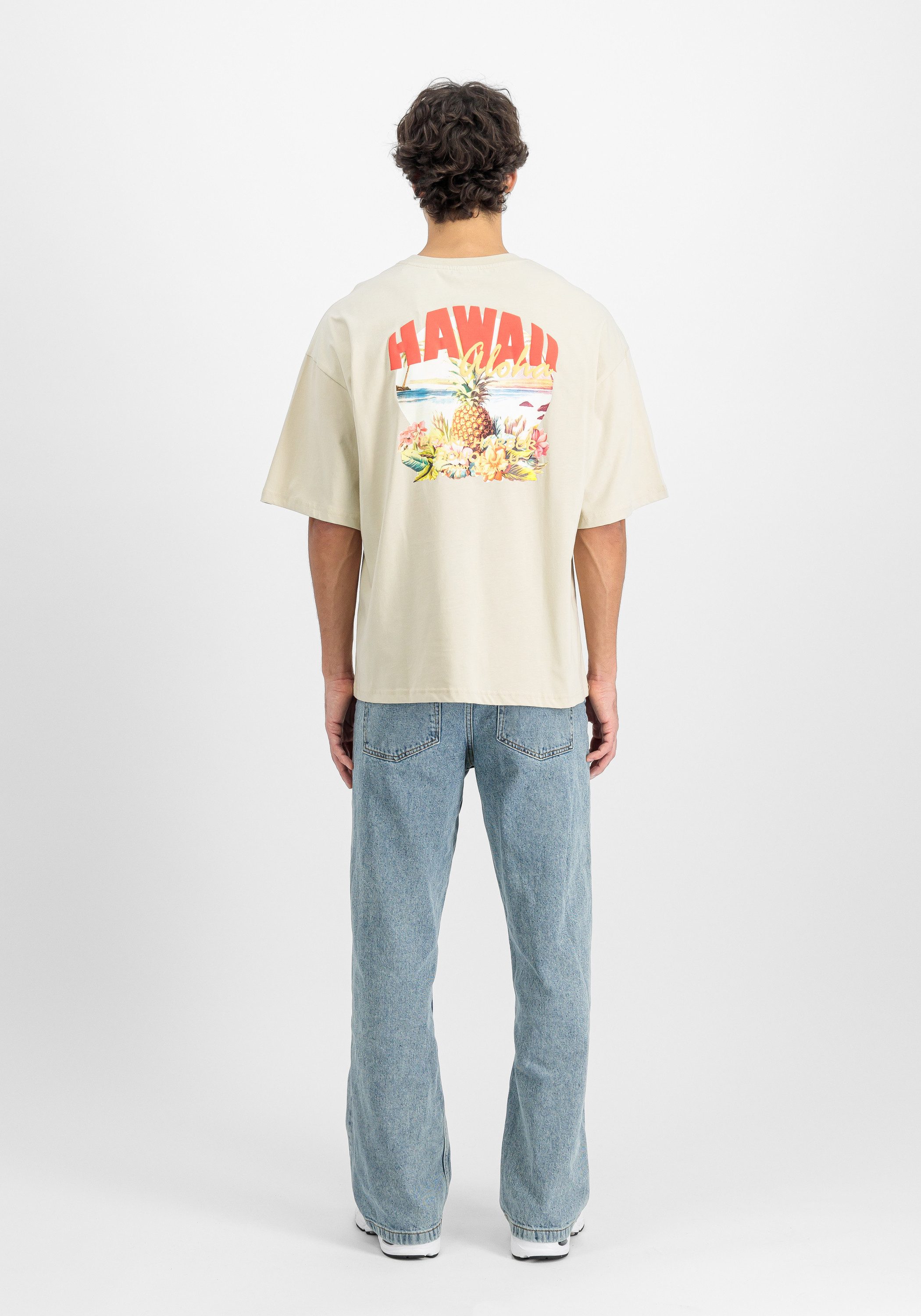 Alpha Industries T-shirt Hawaii Aloha Backprint T-Shirt