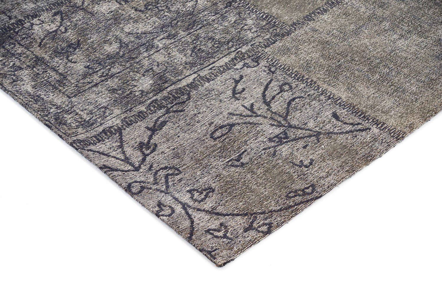 Gallery M Vloerkleed Patch Platweefsel, woonkamer