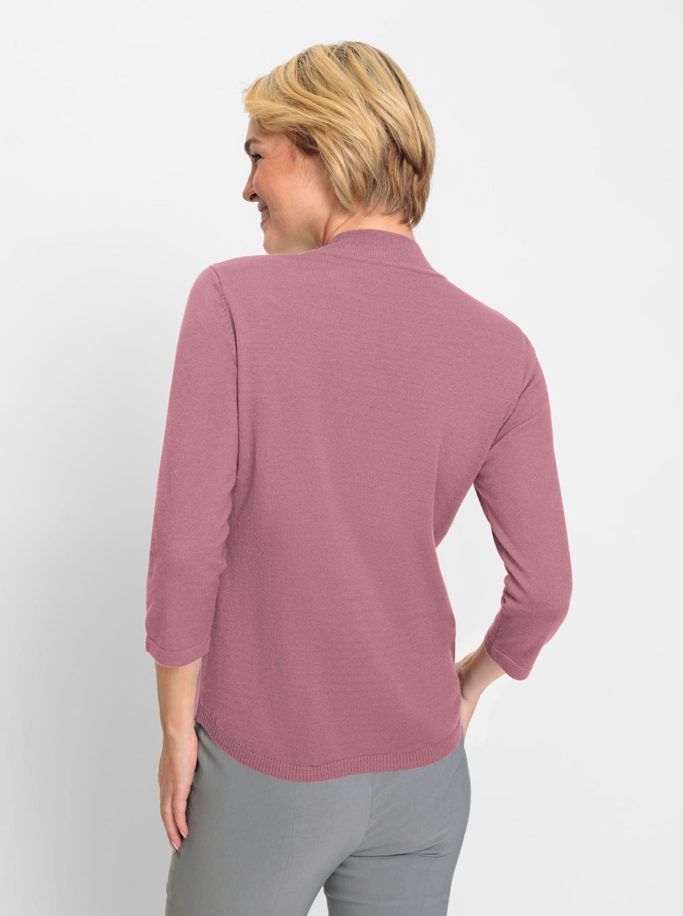 Classic Trui met 3 4 mouwen Trui