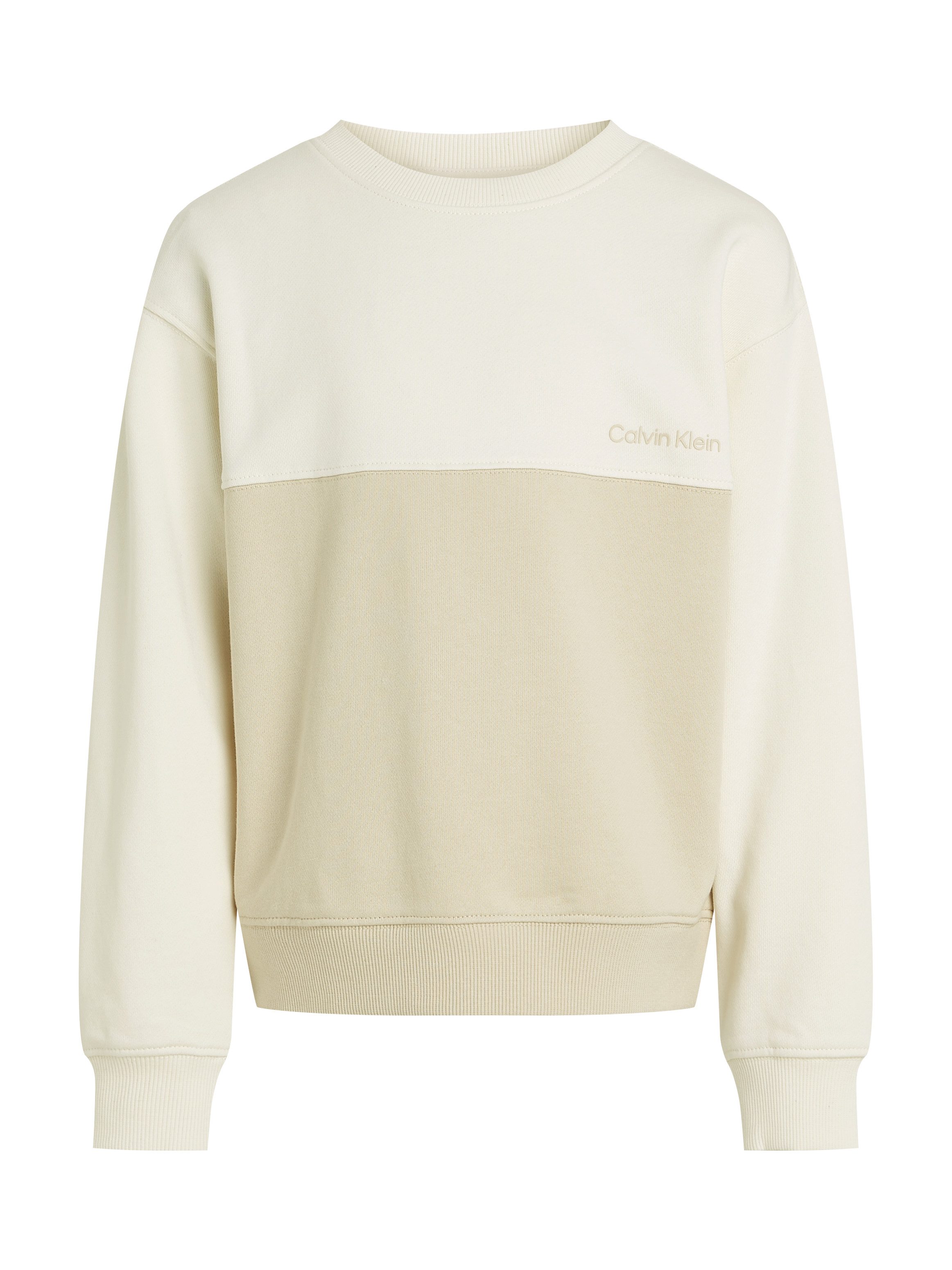 Calvin Klein Sweatshirt COLOR BLOCK TERRY CN in colourblocking-stijl