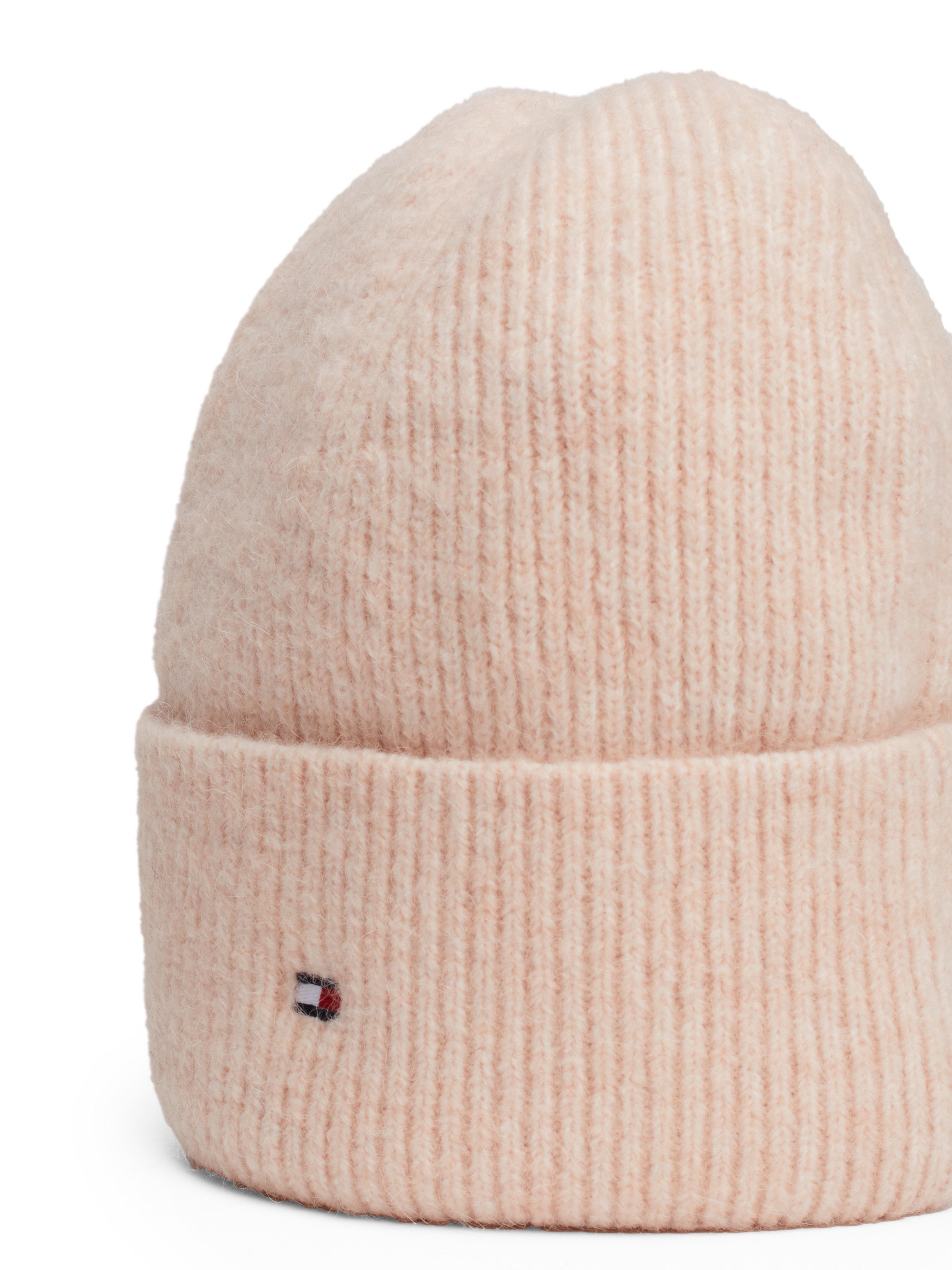Tommy Hilfiger Gebreide muts ESSENTIAL FLAG FUZZY BEANIE