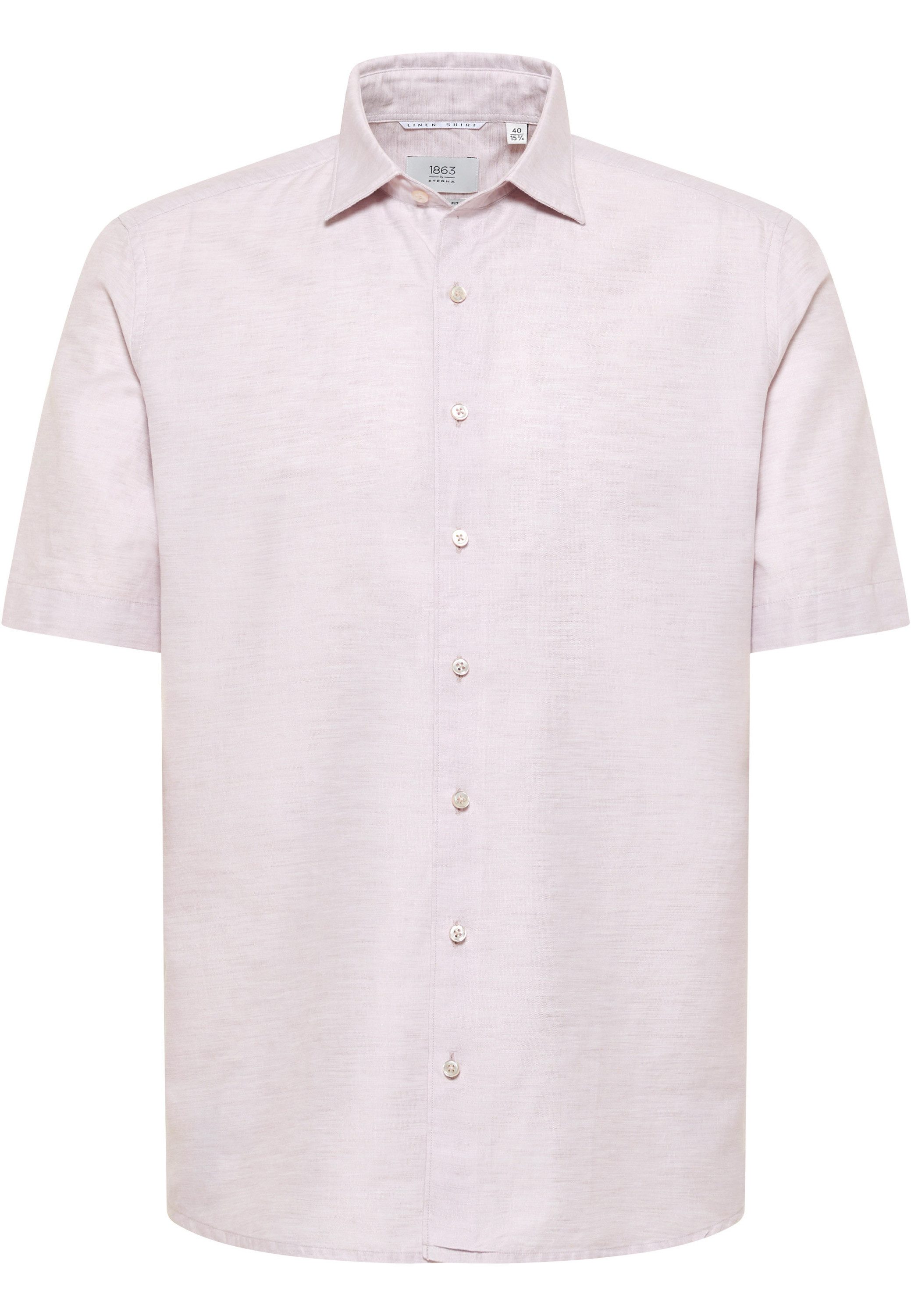 Eterna Overhemd met korte mouwen MODERN FIT EASY IRON (gemakkelijk te strijken)