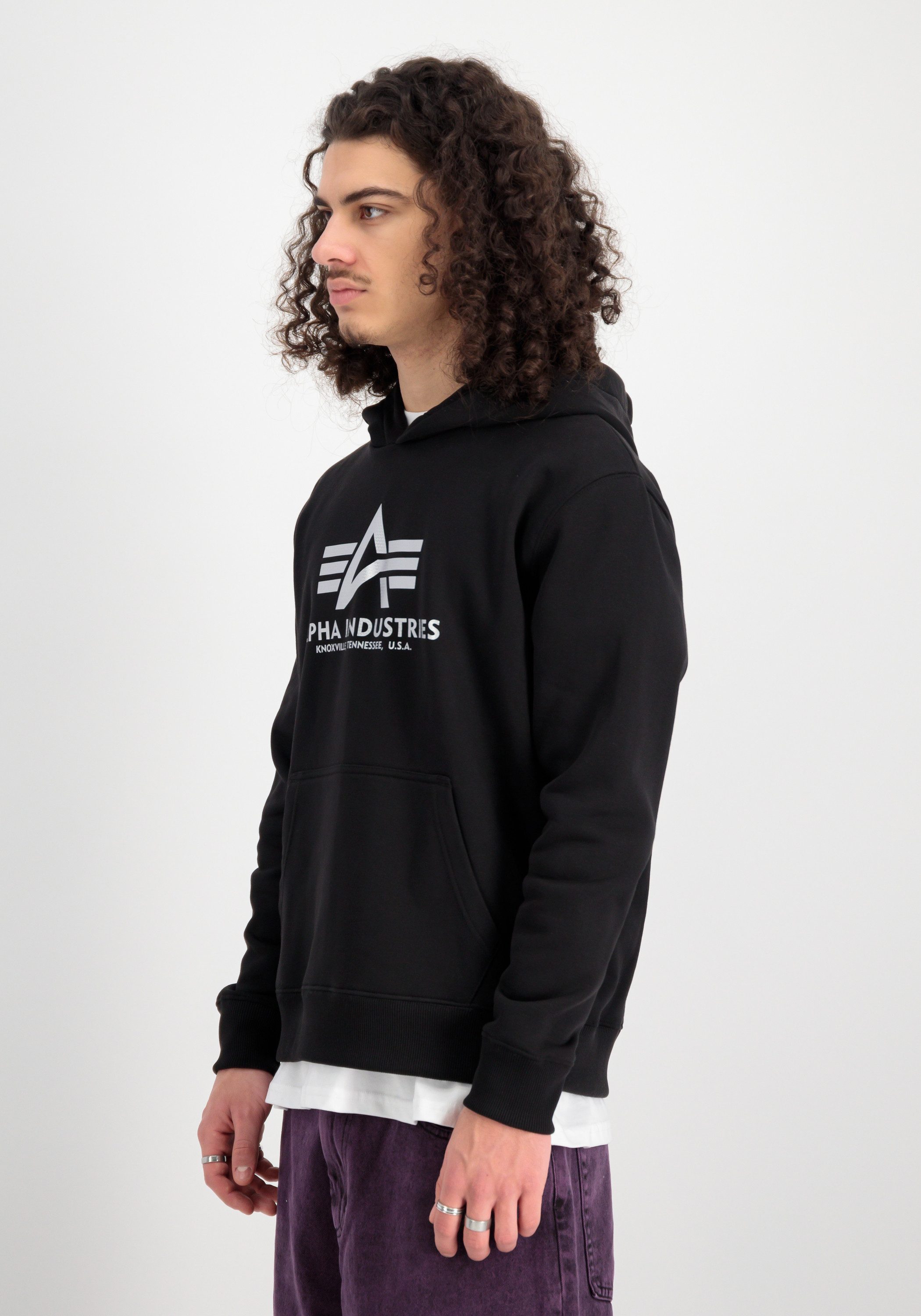 Alpha Industries Hoodie Alpha Industries Men - Hoodies Basic Hoodie Carbon