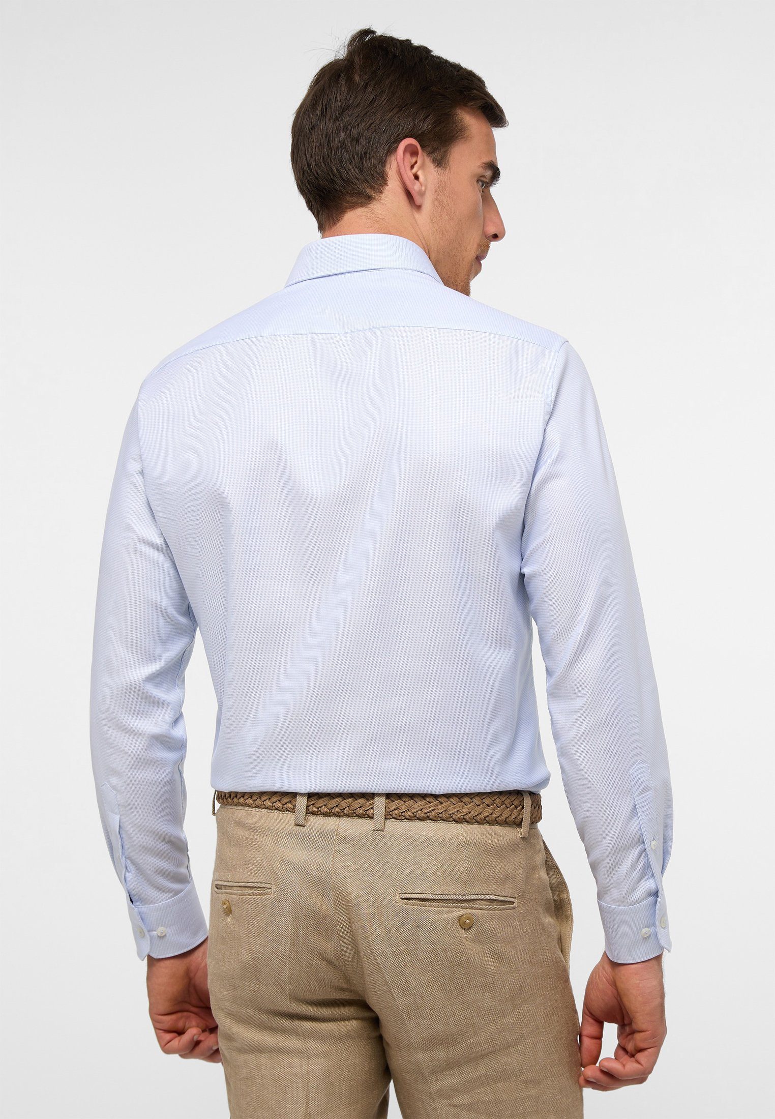 Eterna Overhemd met lange mouwen MODERN FIT NON IRON (strijkvrij)