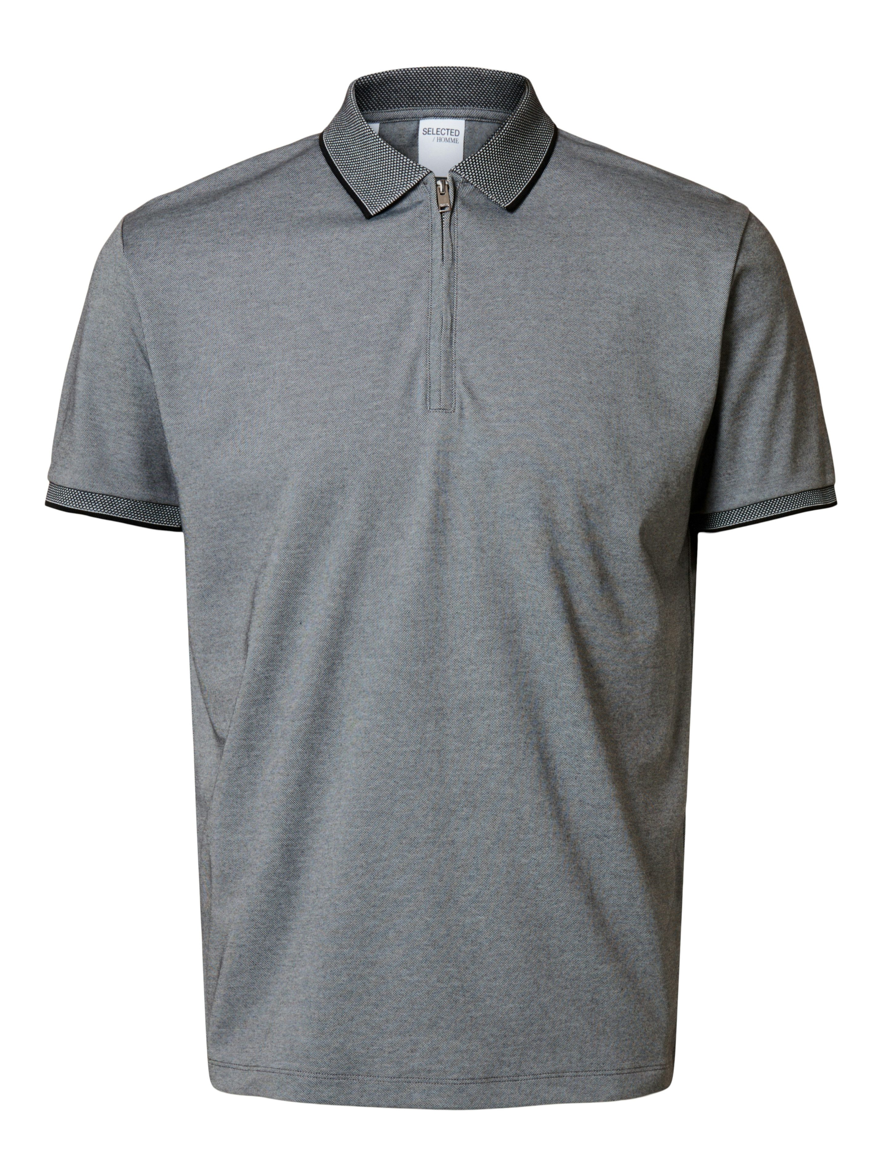 SELECTED HOMME Poloshirt SLHFAVE SPORT ZIP SS POLO NOOS