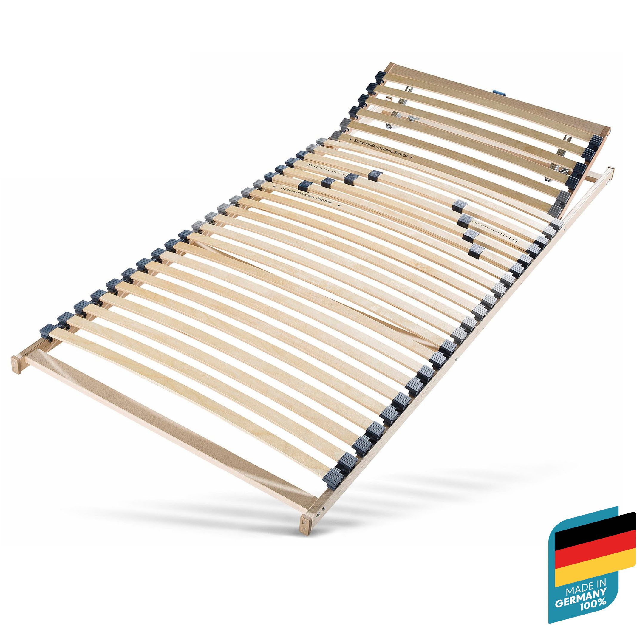 Beco Lattenbodem Noxus Flex K met hardheidsaanpassing (1 stuk) lattenbodems maat 140 cm x 200 cm x 7,5 cm