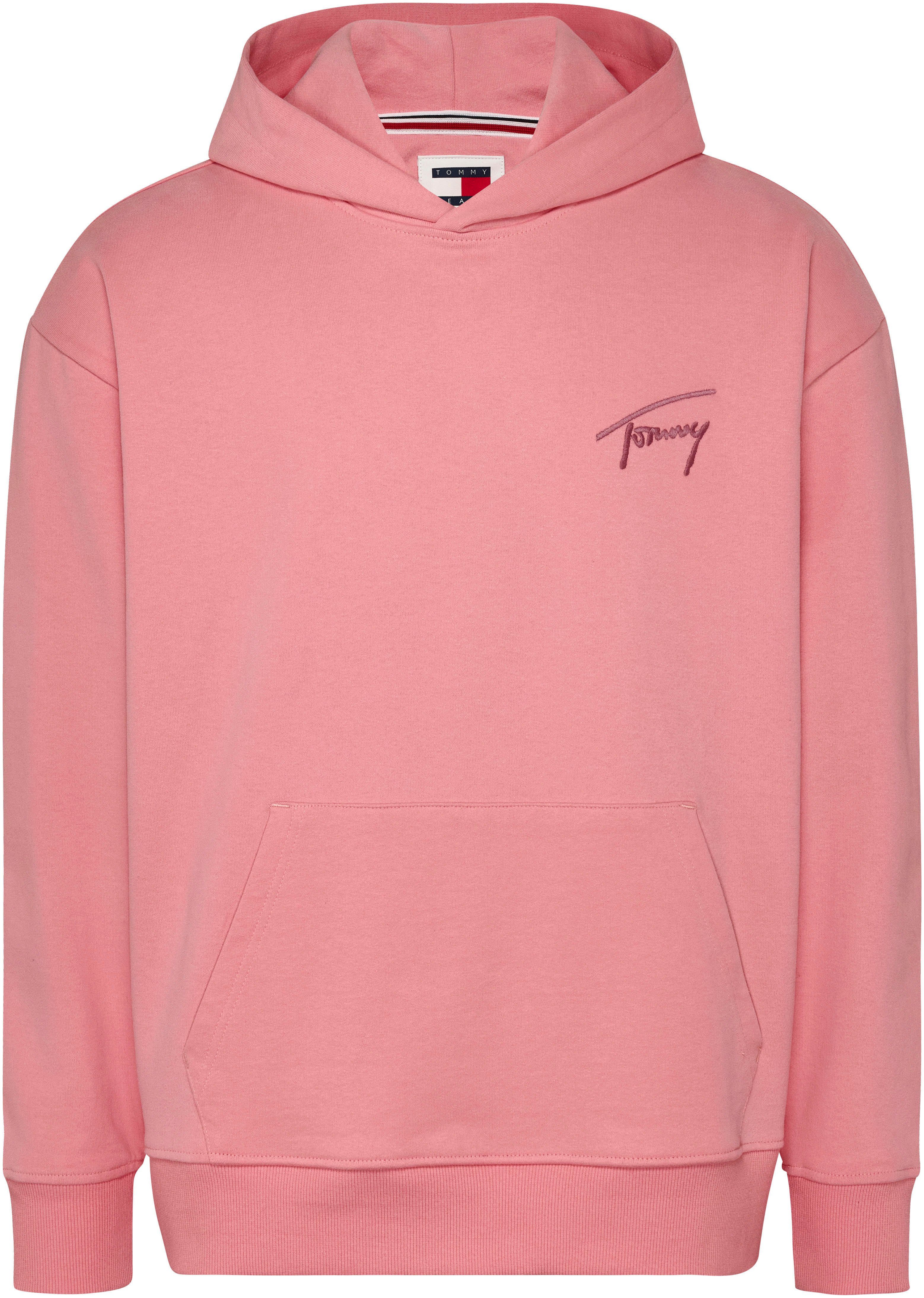 TOMMY JEANS Hoodie TJM RLX SIGNATURE HOODIE EXT met geborduurd handtekening-logo