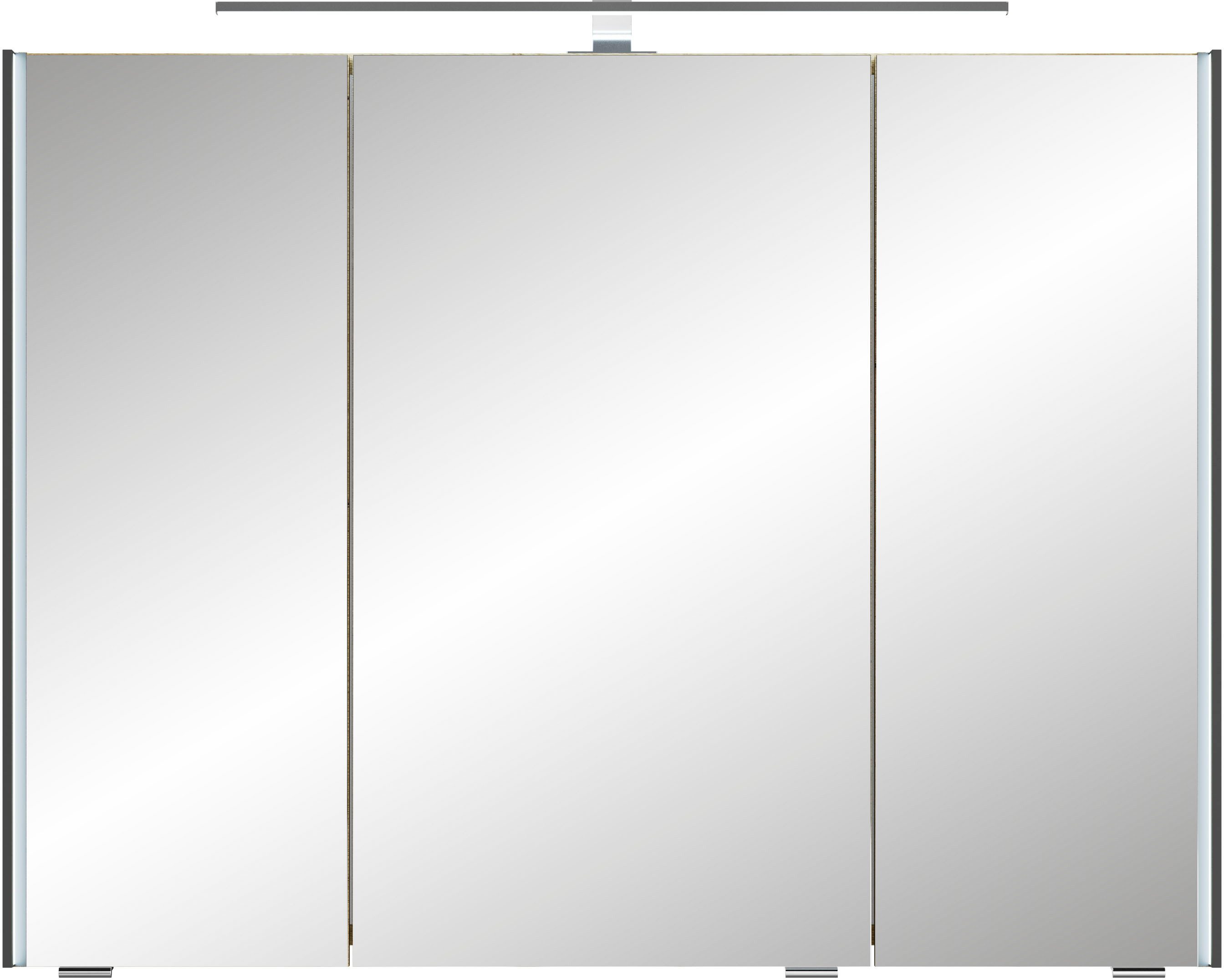 Saphir Spiegelkast Serie 7045 badkamer-spiegelkast inclusief ledverlichting, 3 deuren