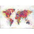 reinders! poster wereldkaart kleurenmix (1 stuk) multicolor