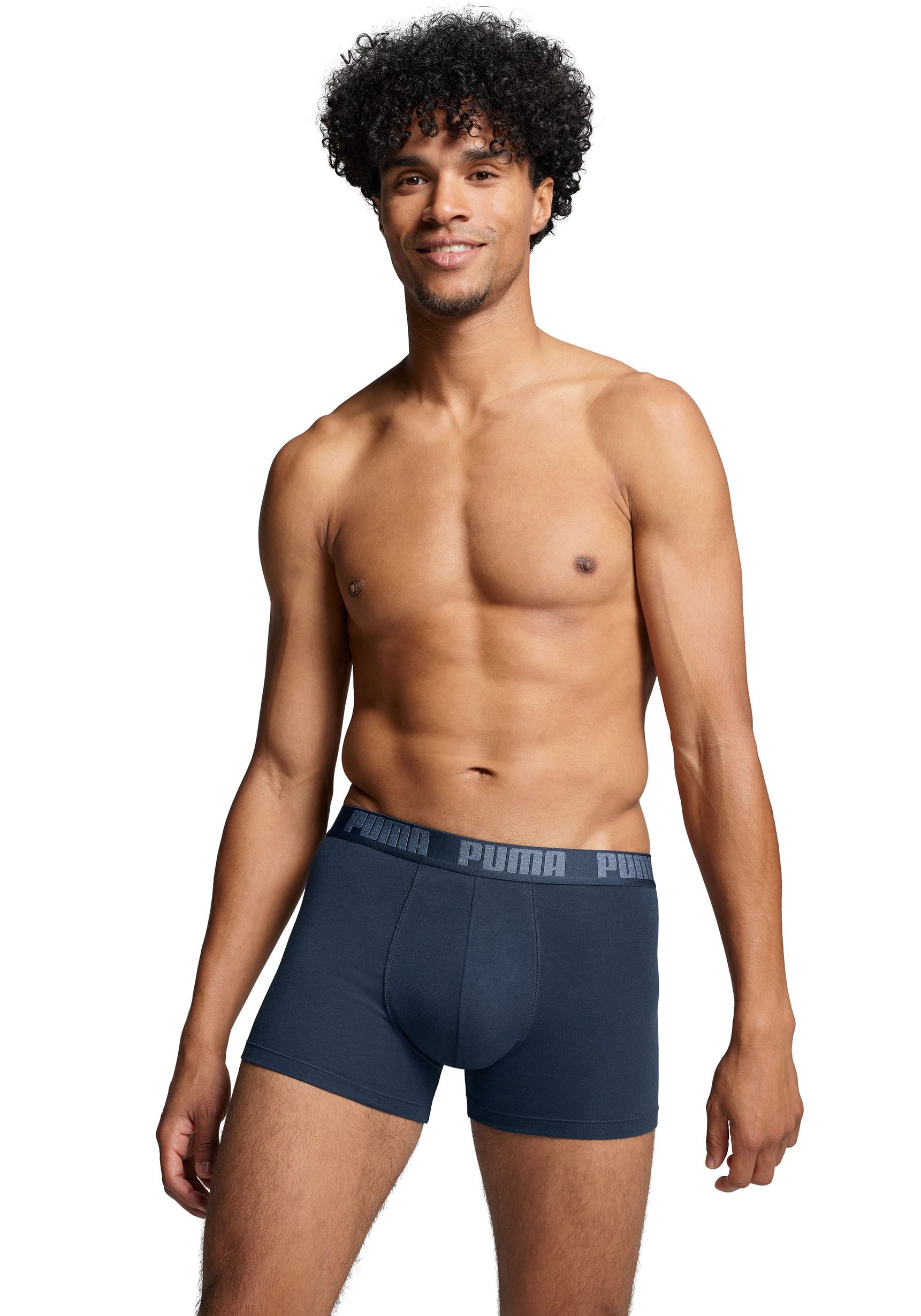 PUMA Boxershort met brede logoband (2 stuks, Set van 2)