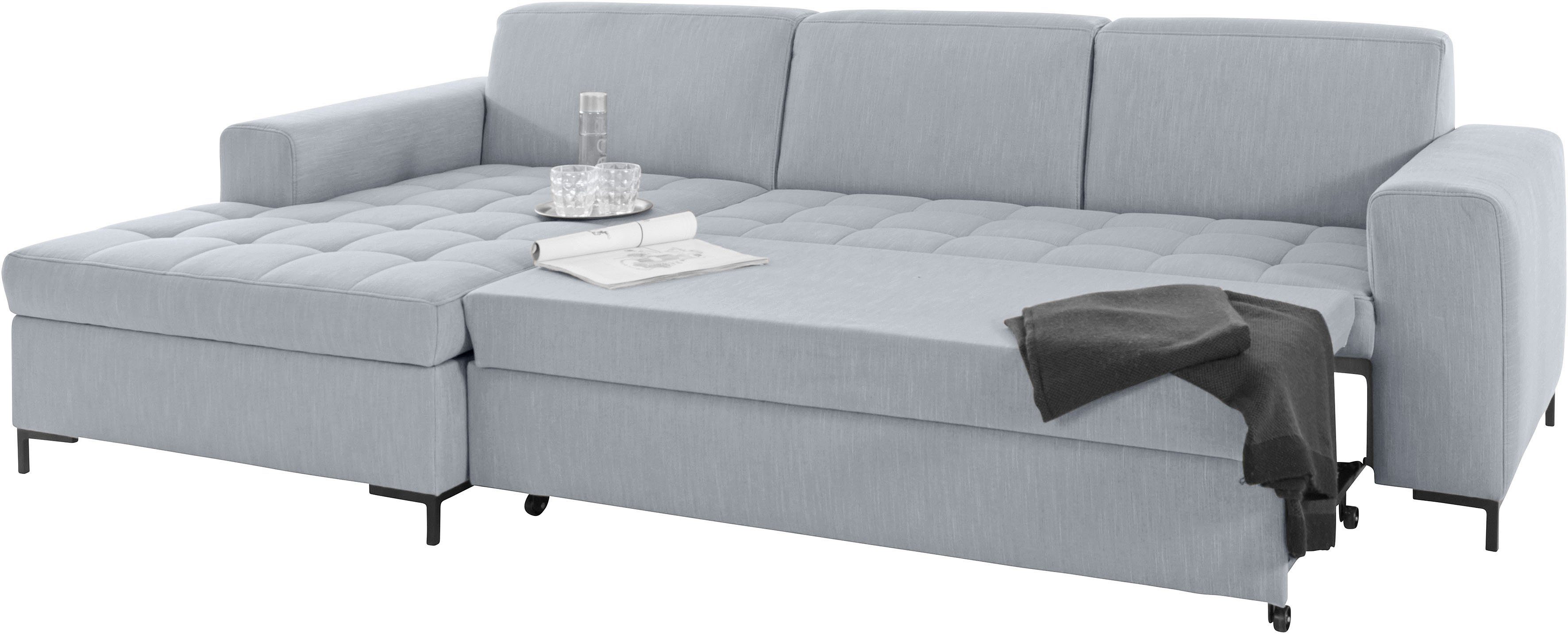 OTTO products Hoekbank Grazzo, tijdloos & elegant, moderne zittinghechting, Breedte 266cm, L-vorm
