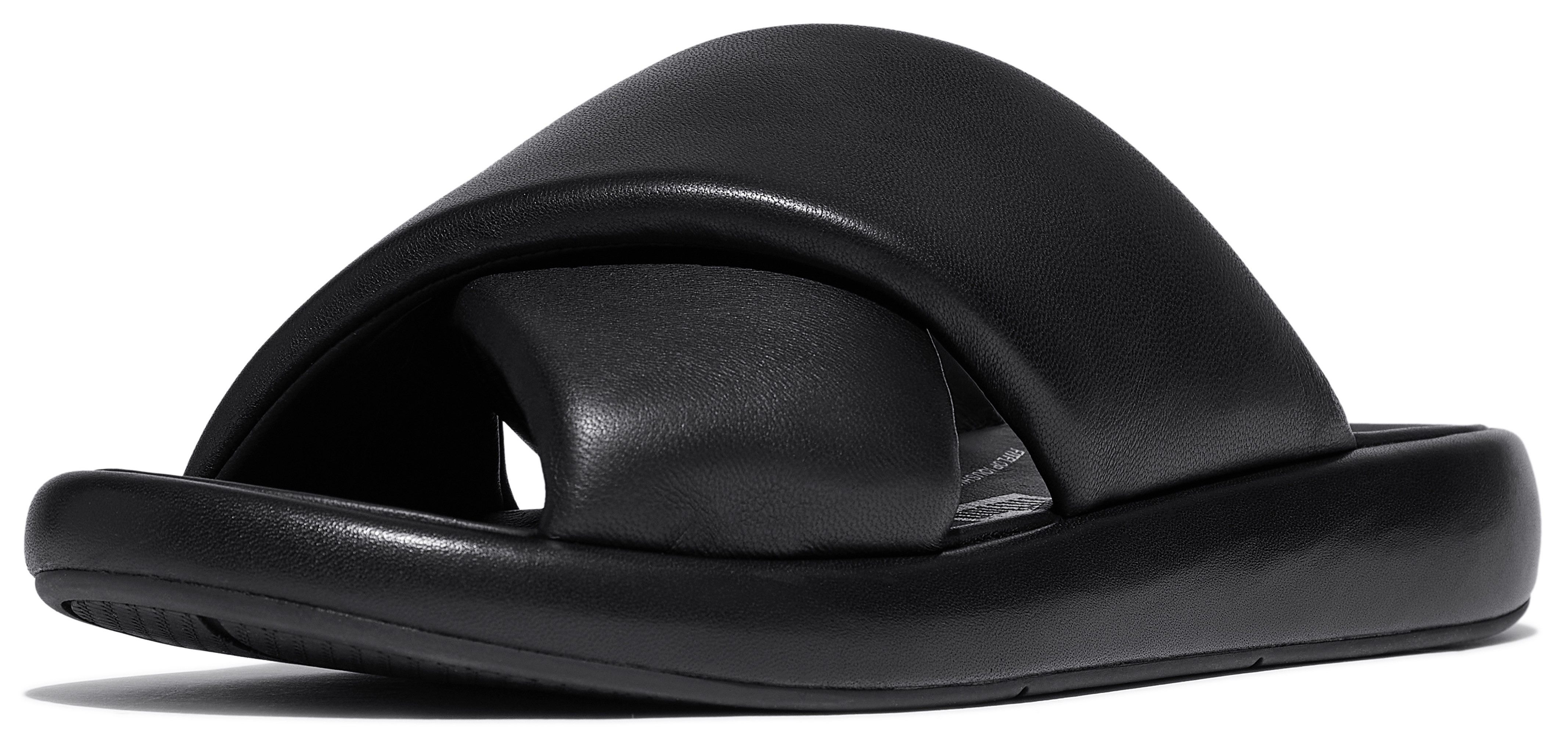 Fitflop Slippers IQUSHION D-LUXE , flats, zomerschoen met gepolsterde binnenzool