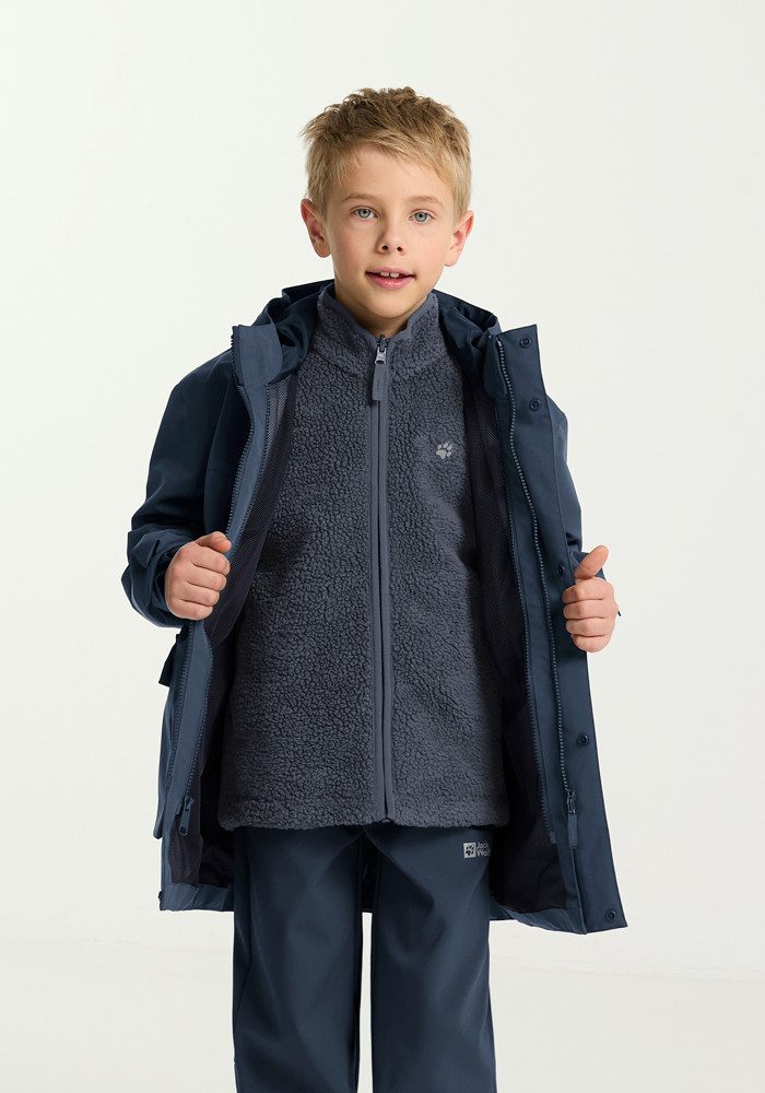 Jack Wolfskin Functioneel 3-in-1-jack 3IN1 CANVEY KIDS