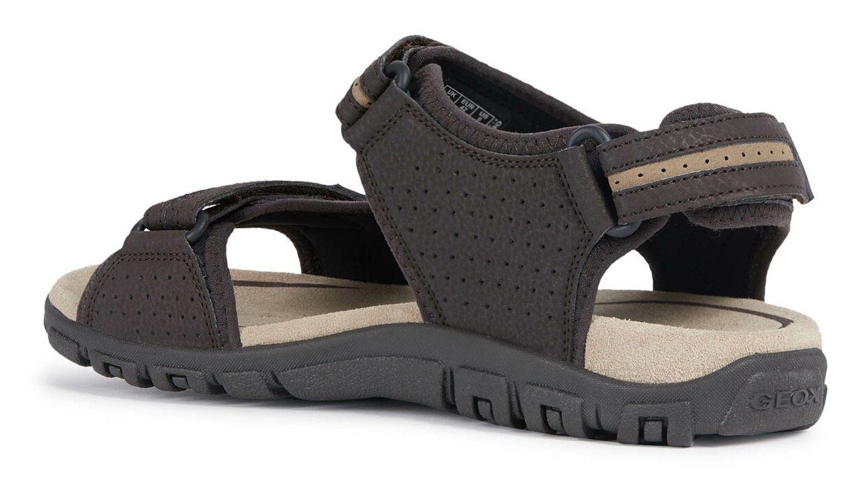 Geox Sandalen UOMO SANDAL STRADA , zomerschoen, klittenbandschoen, outdoorsandaal, trekkinglook