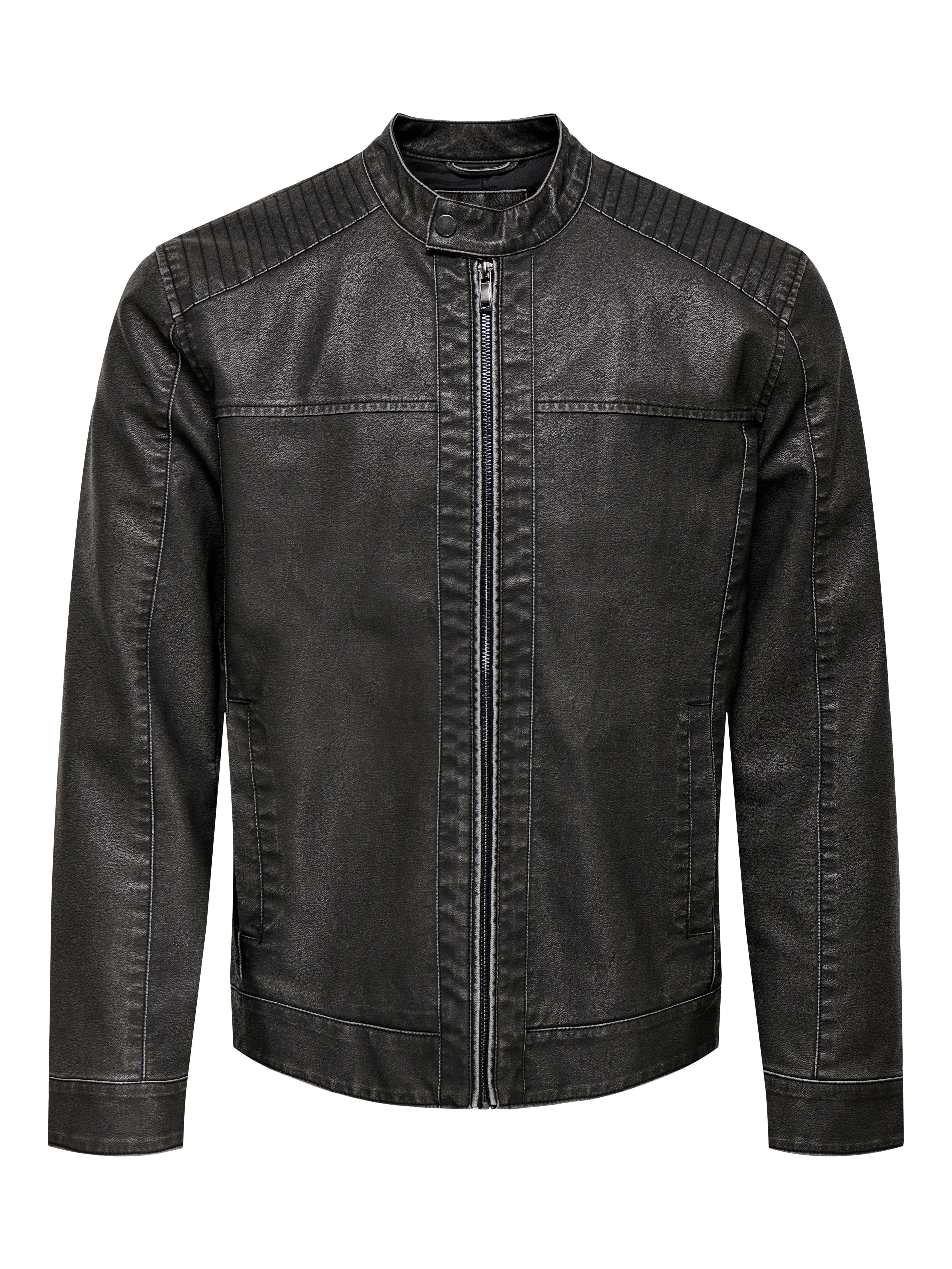 ONLY & SONS Bikerjack MIKE PU RACER JACKET