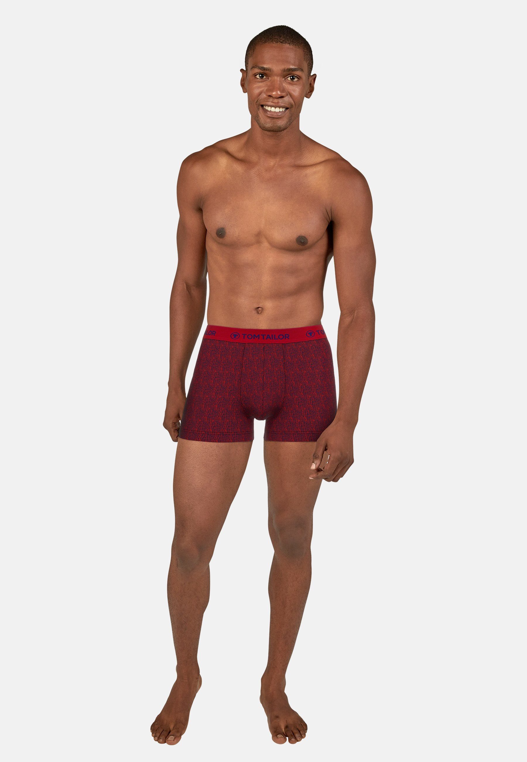 Tom Tailor Boxershort Buffer met logoband (Set van 3)