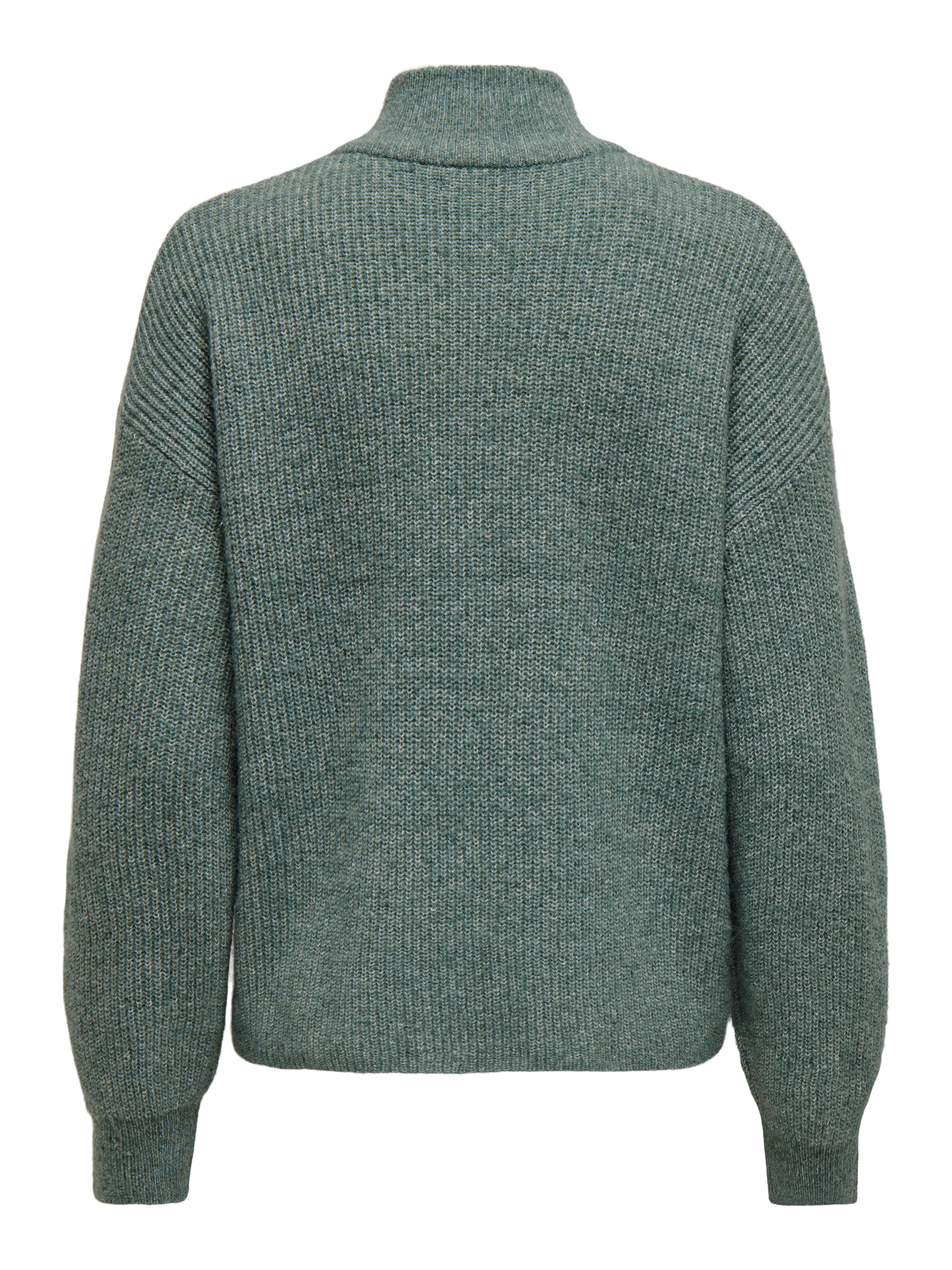 Only Gebreide trui ONLTOKYO SOLID L/S ZIP PULLOVER KNT NOOS