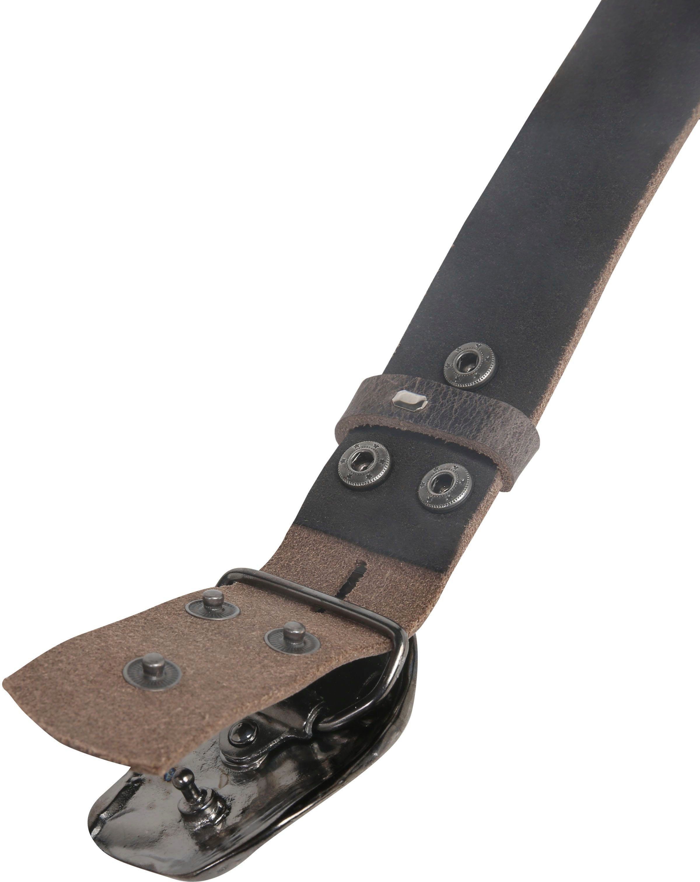 RETTUNGSRING by showroom 019° Leren riem