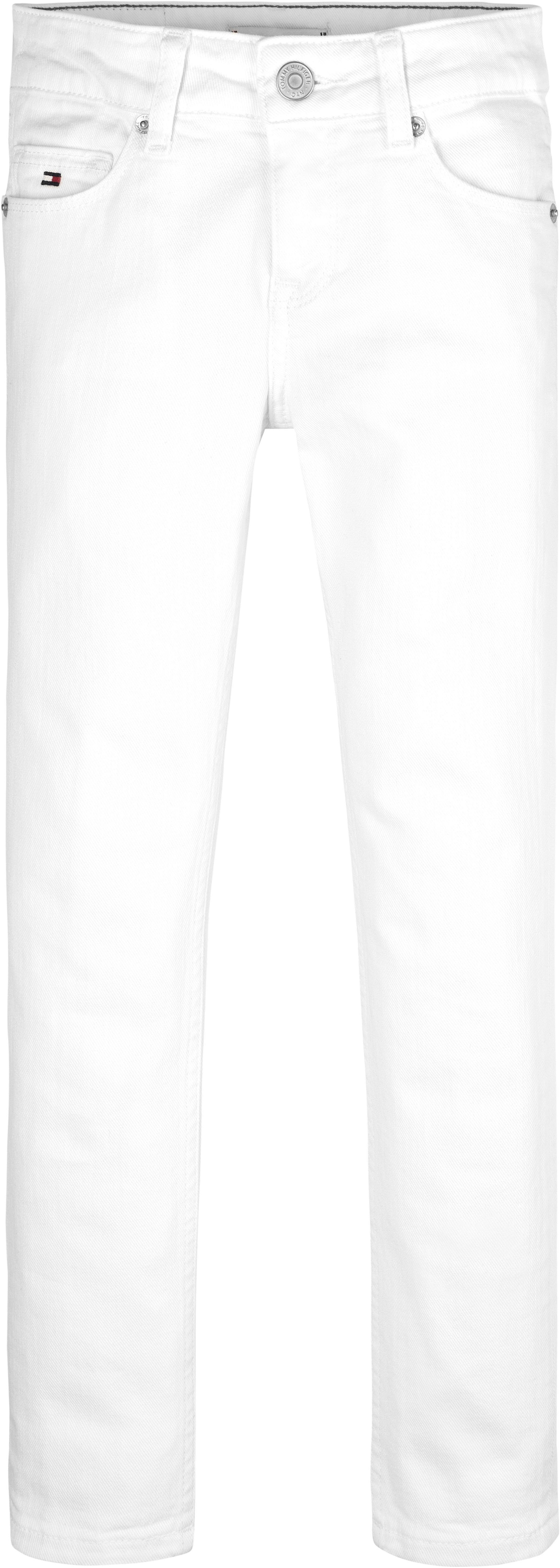 Tommy Hilfiger Slim fit jeans NORA WHITE Kinderen tot 16 jaar