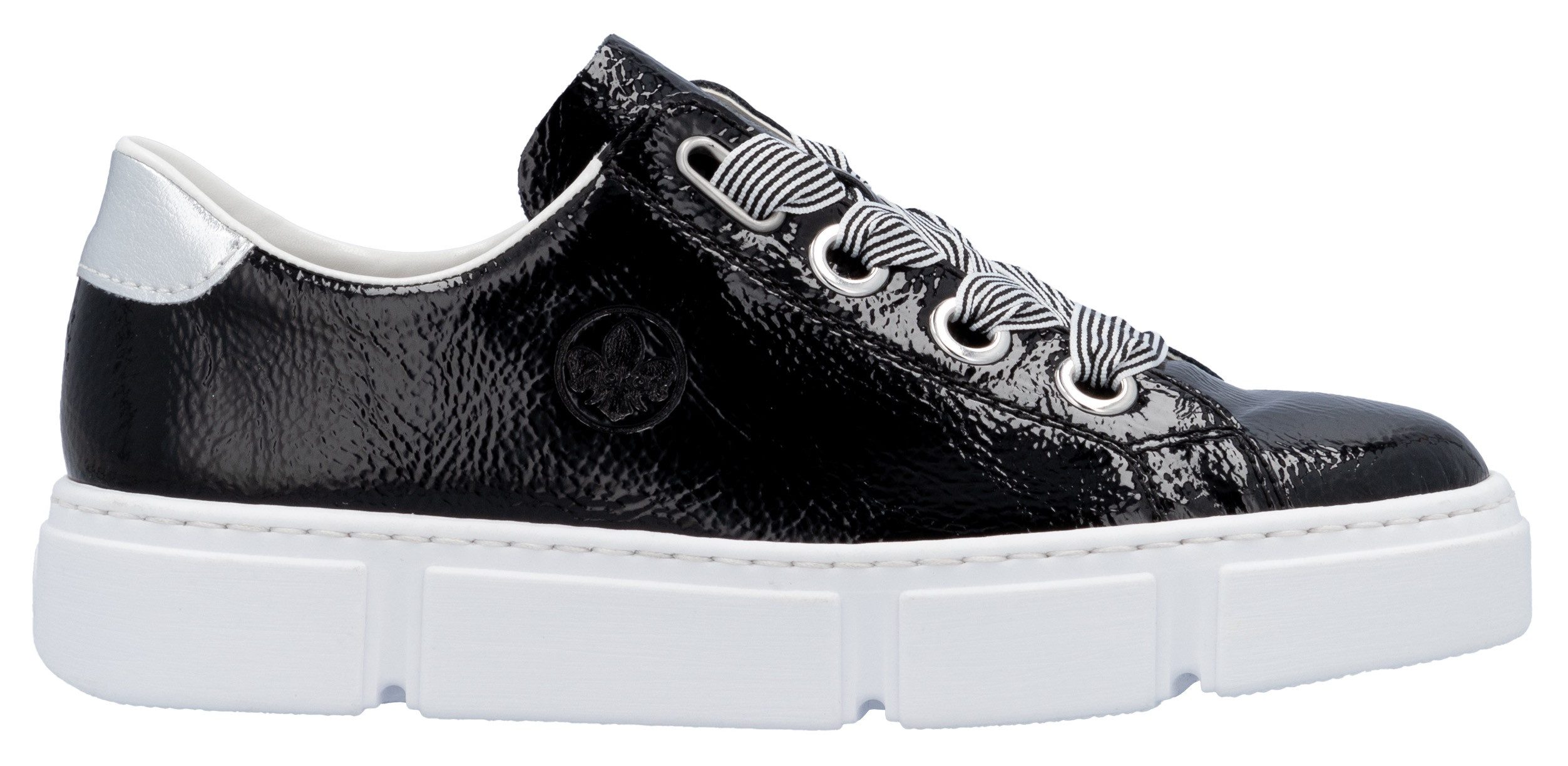 Rieker Sneakers met trendy veters, vrijetijdsschoen, lage schoen, veterschoen