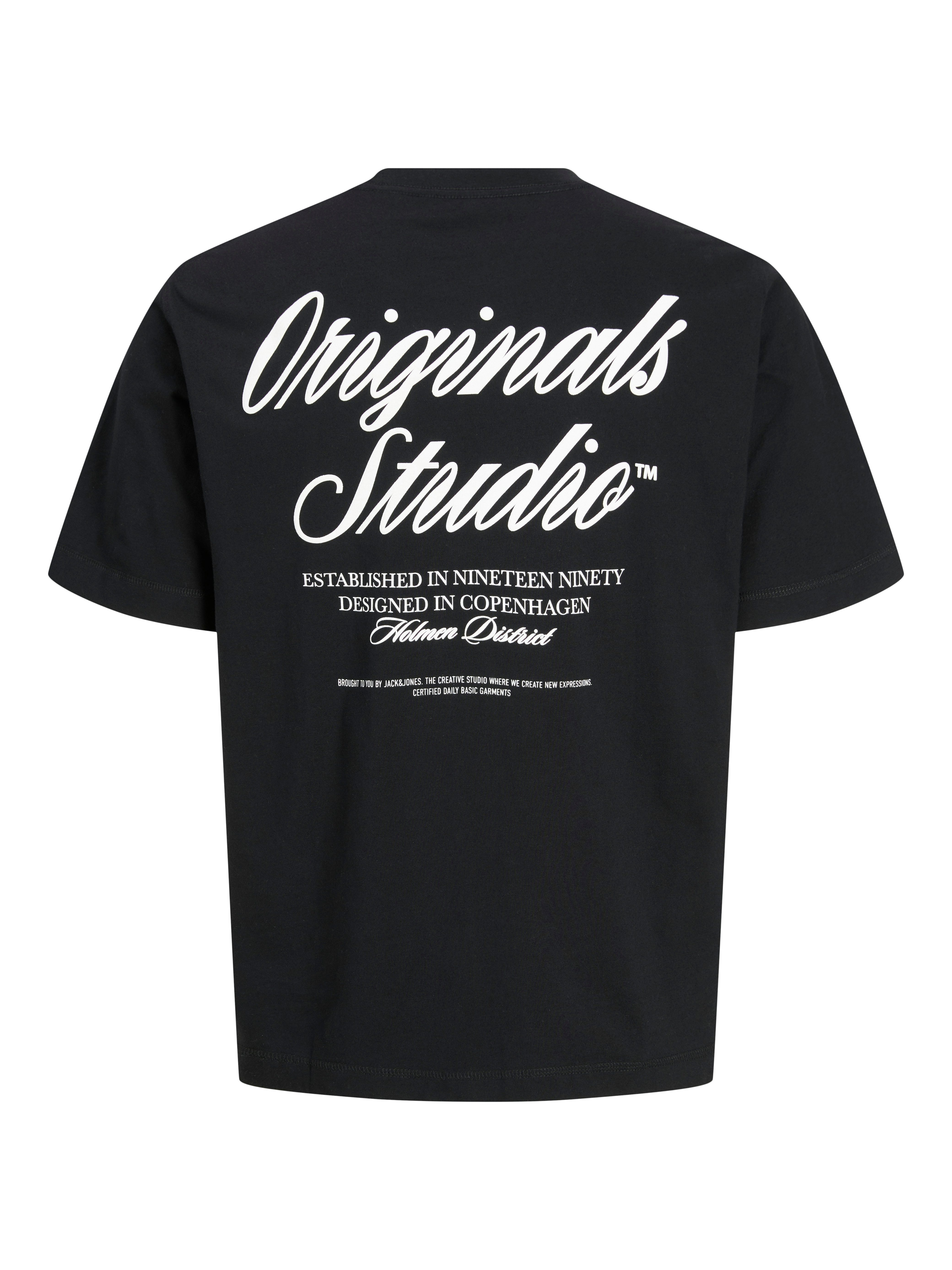 Jack & Jones Shirt met korte mouwen JORNORREBRO TYPO TEE SS CREW NECK NOOS