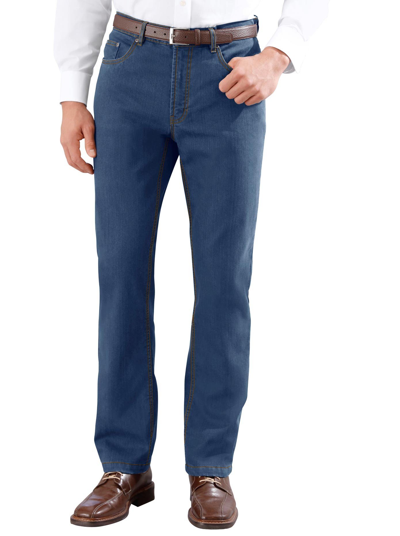 Classic Thermobroek heren broeken maat 54 blauw