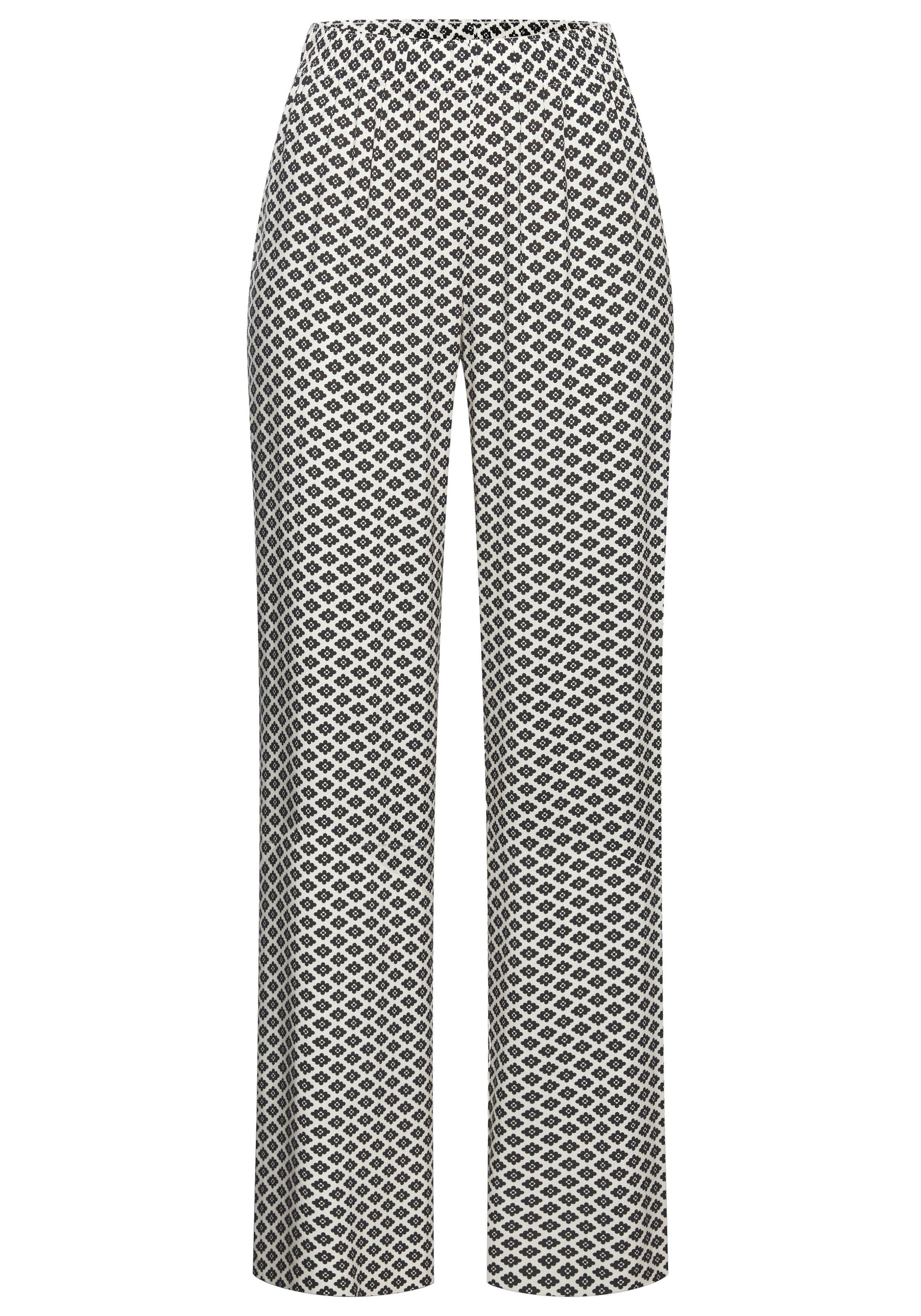 Lascana Pyjamabroek Met edel alloverpatroon