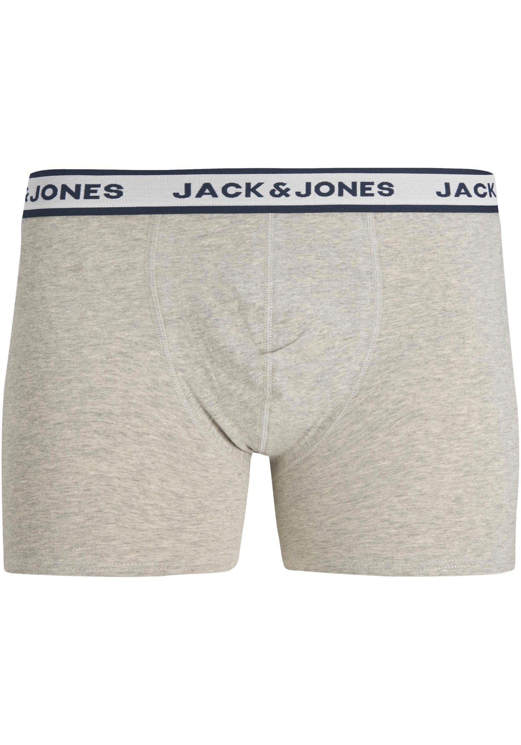 Jack & Jones Boxershort JACSOLID BOXER BRIEFS 3 PACK NOOS (set, 3 stuks)
